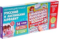 Vista 3 de Póster del alfabeto inglés ruso - Juguetes rusos - Azbuka ruso - Aprender a hablar ruso ABC - Letras cirílicas - Aprender inglés para niños