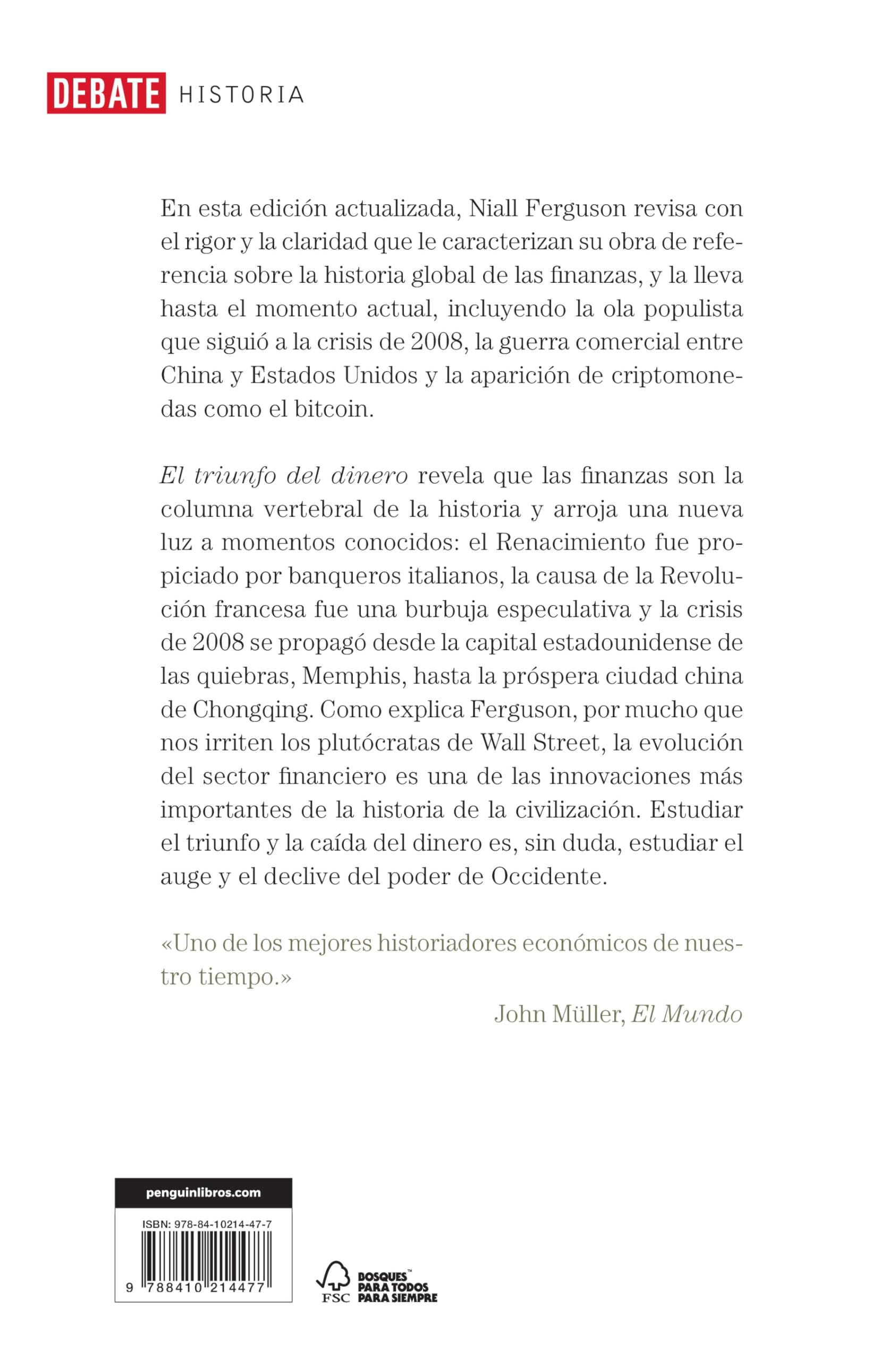 El triunfo del dinero: Una historia financiera del mundo