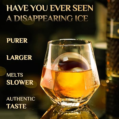 Miniatura 2 de Máquina de cubitos de hielo transparente, molde de acero inoxidable de 2.5 pulgadas para whisky y cócteles, moldes de silicona de alta calidad sin