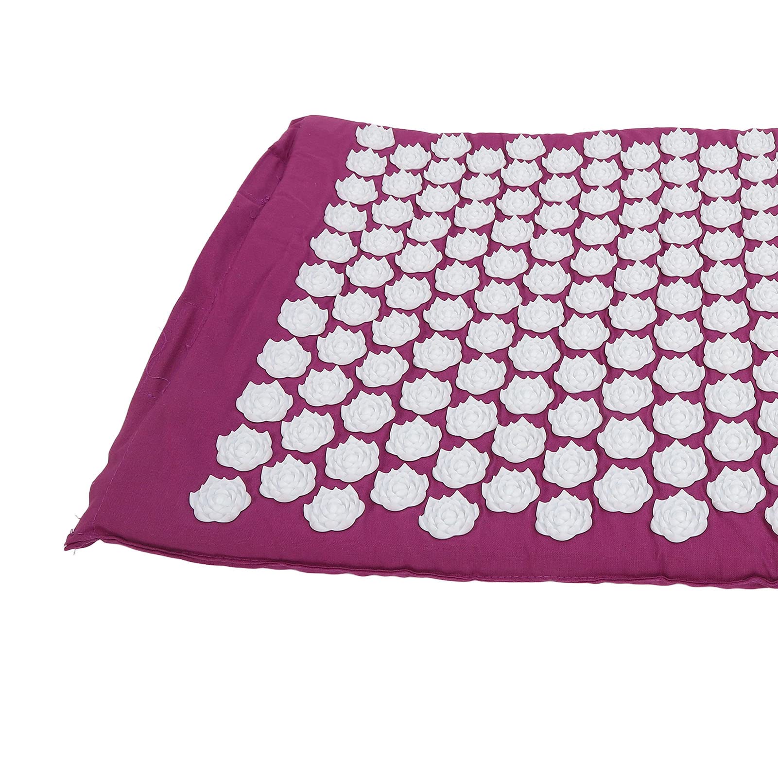 Tapis D'acupression, Tapis De Massage, Massage Relaxant les Muscles, Réduit le Cou, le Dos, les épaules, la Tête, Soulage le Stress, Coussin D'acupression(Couleur lavande)