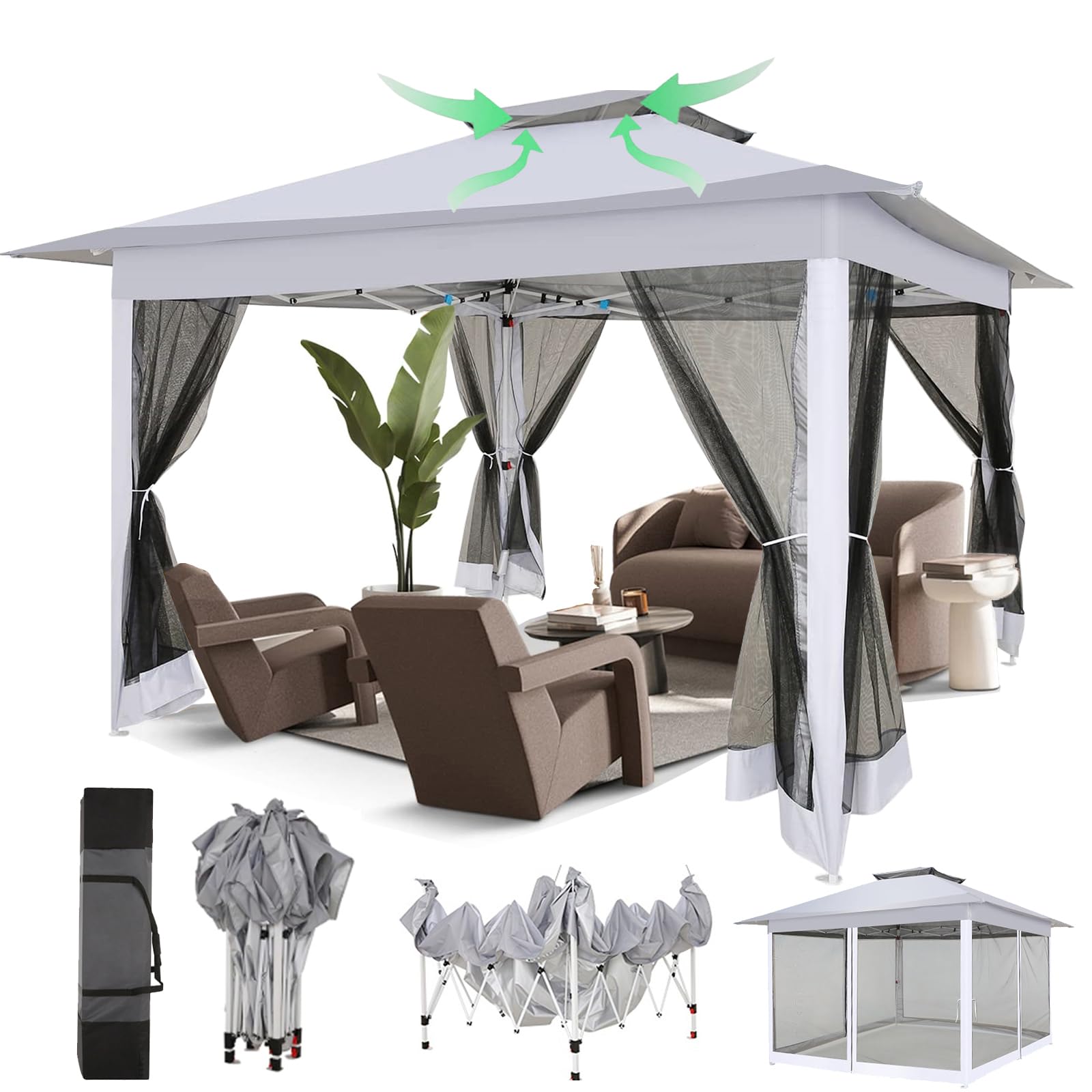 COBIZI 12x12 Pop Up Gazebo