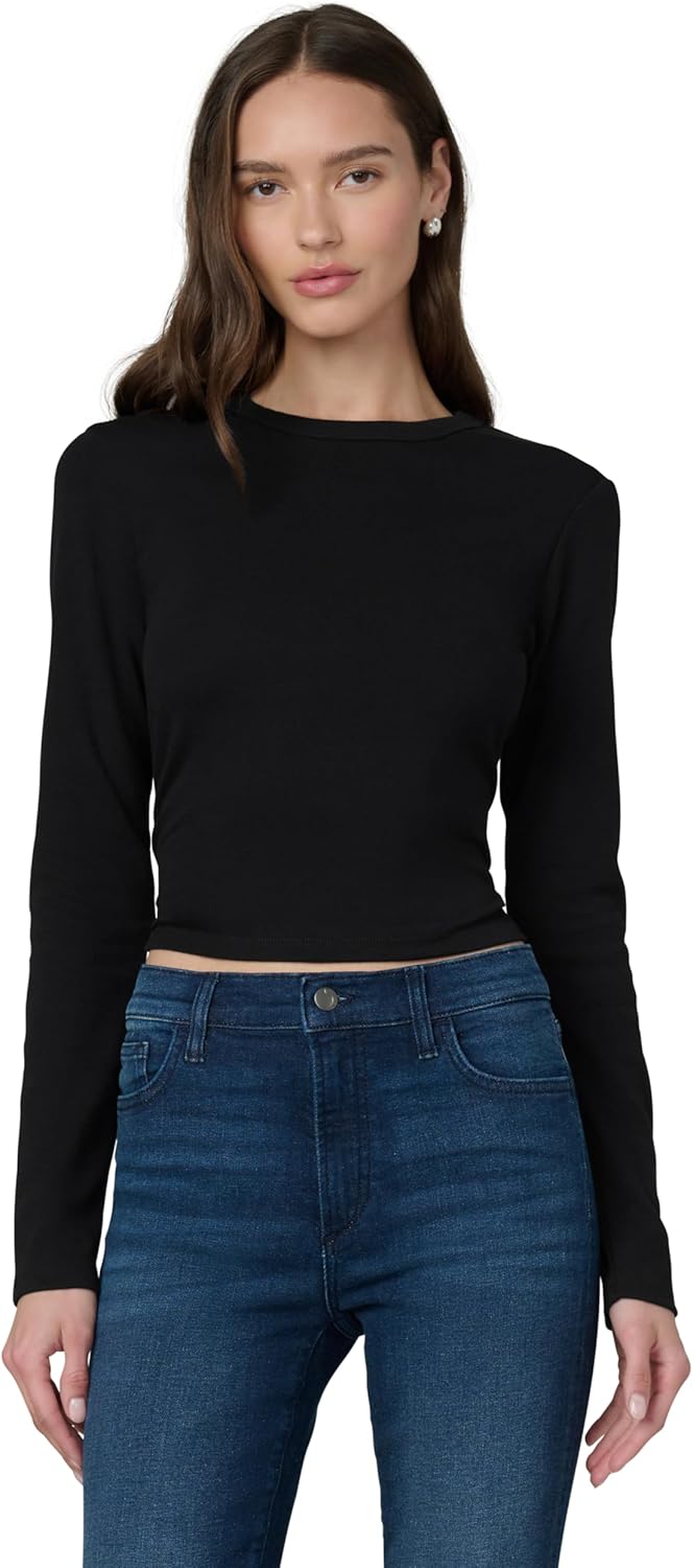 Joe's Womens The Long Sleeve Baby Tee