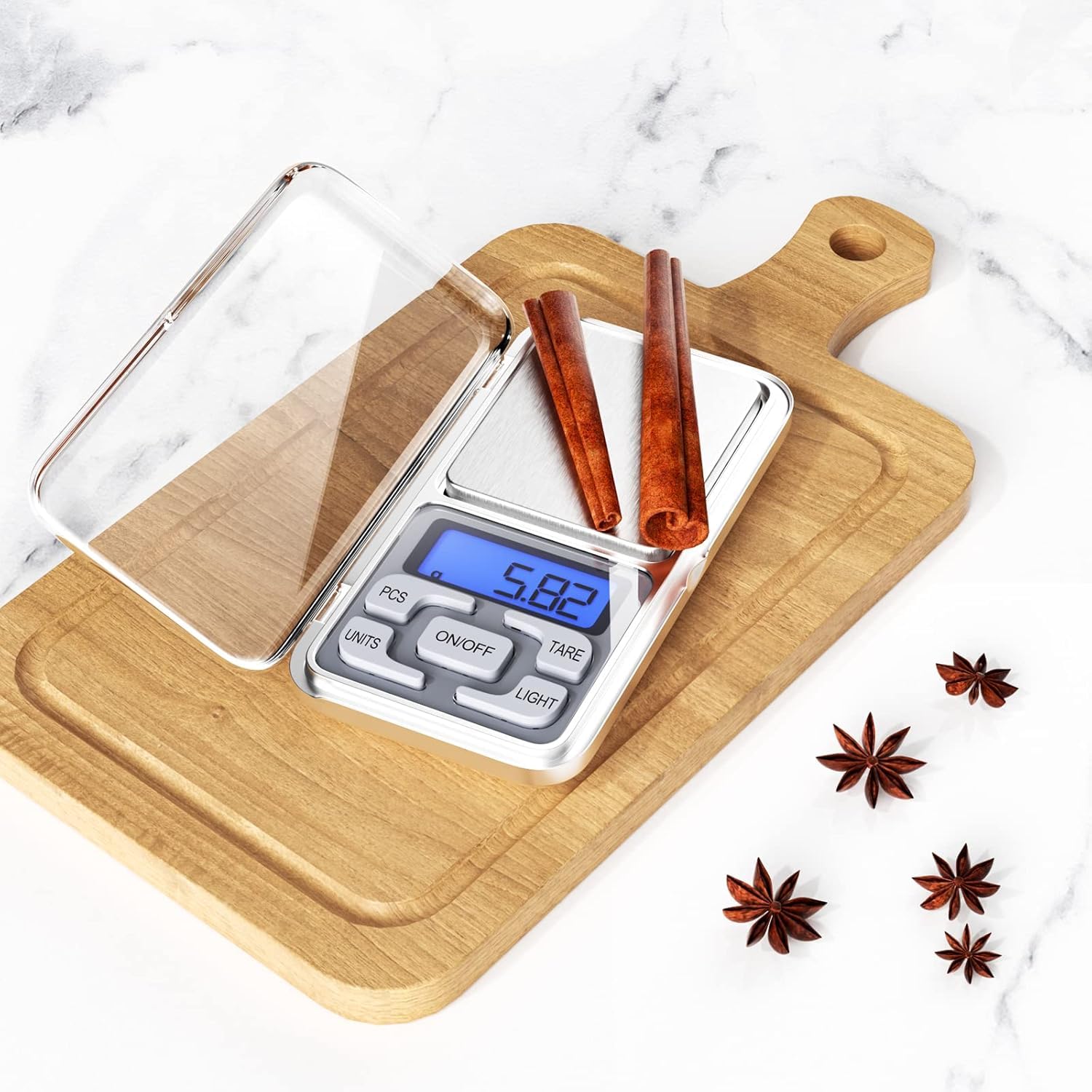 Digitalwaage, 200 G / 0,01 G, Professionelle Präzi Produktbild-Vorschau 5