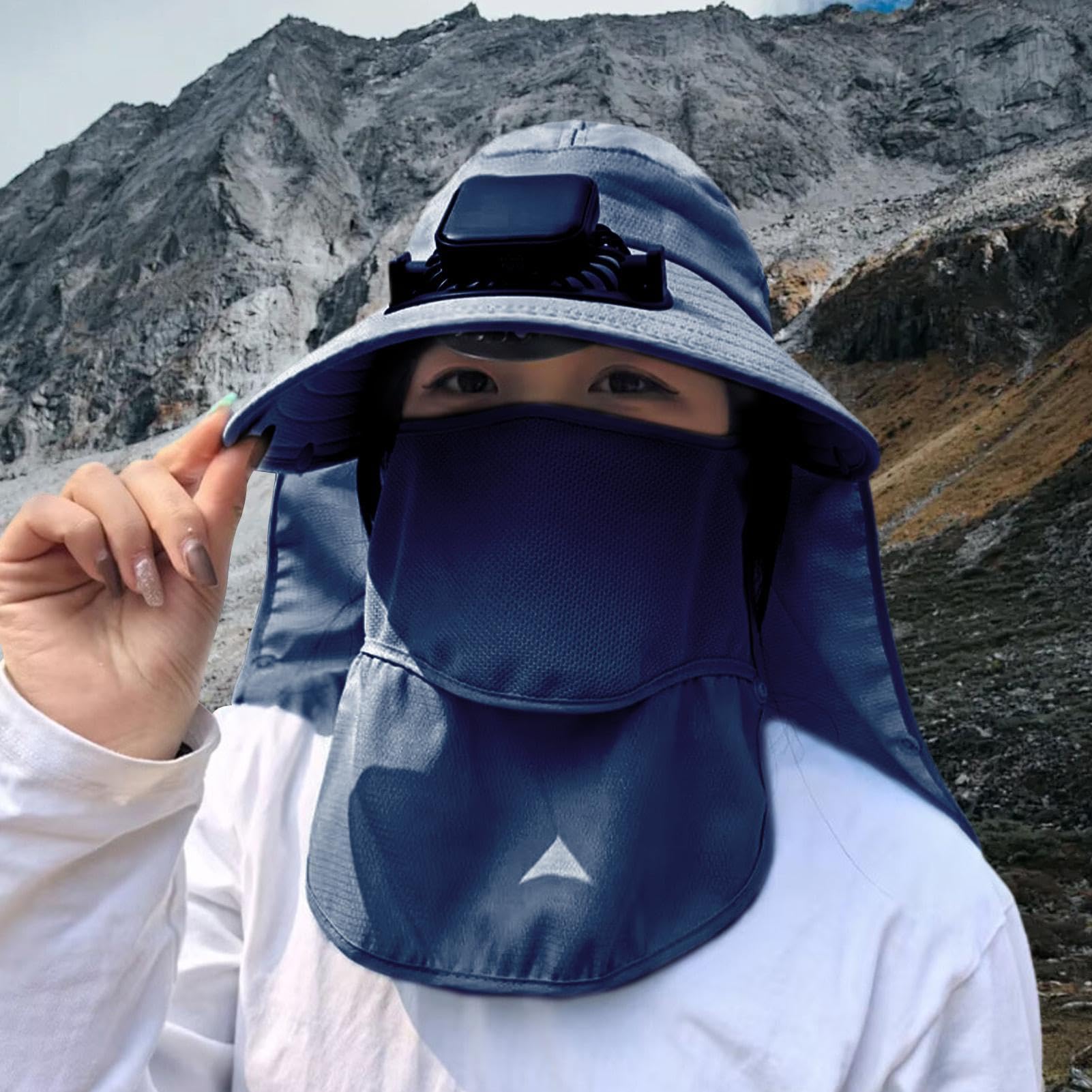 Cappello a energia solare, cappello da pesca, per escursionismo, campeggio, pesca, protezione personale, per viaggi, golf, pesca, giardinaggio, escursionismo, spiaggia all'aperto
