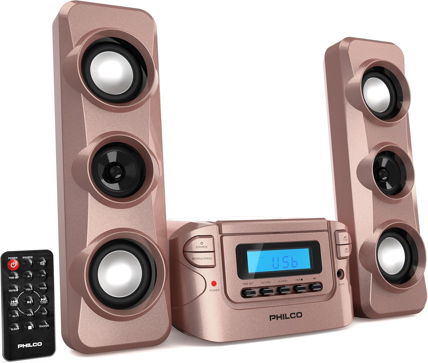 Amazon.com: Philco Stereo Shelf Systems Compact CD Shelf System