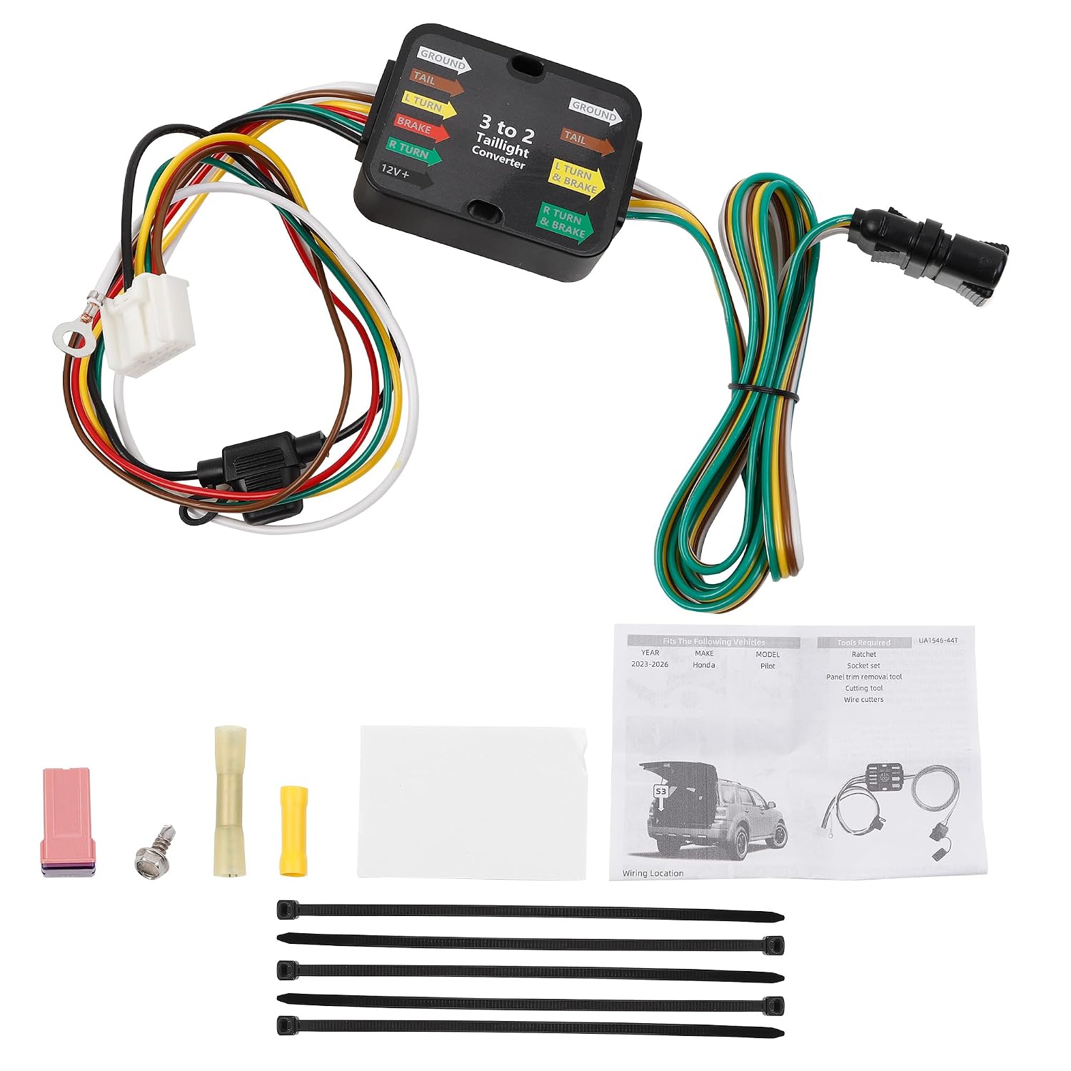 56519 4-Pin Trailer Wiring Harness Compatible with Honda Pilot 2023-2025