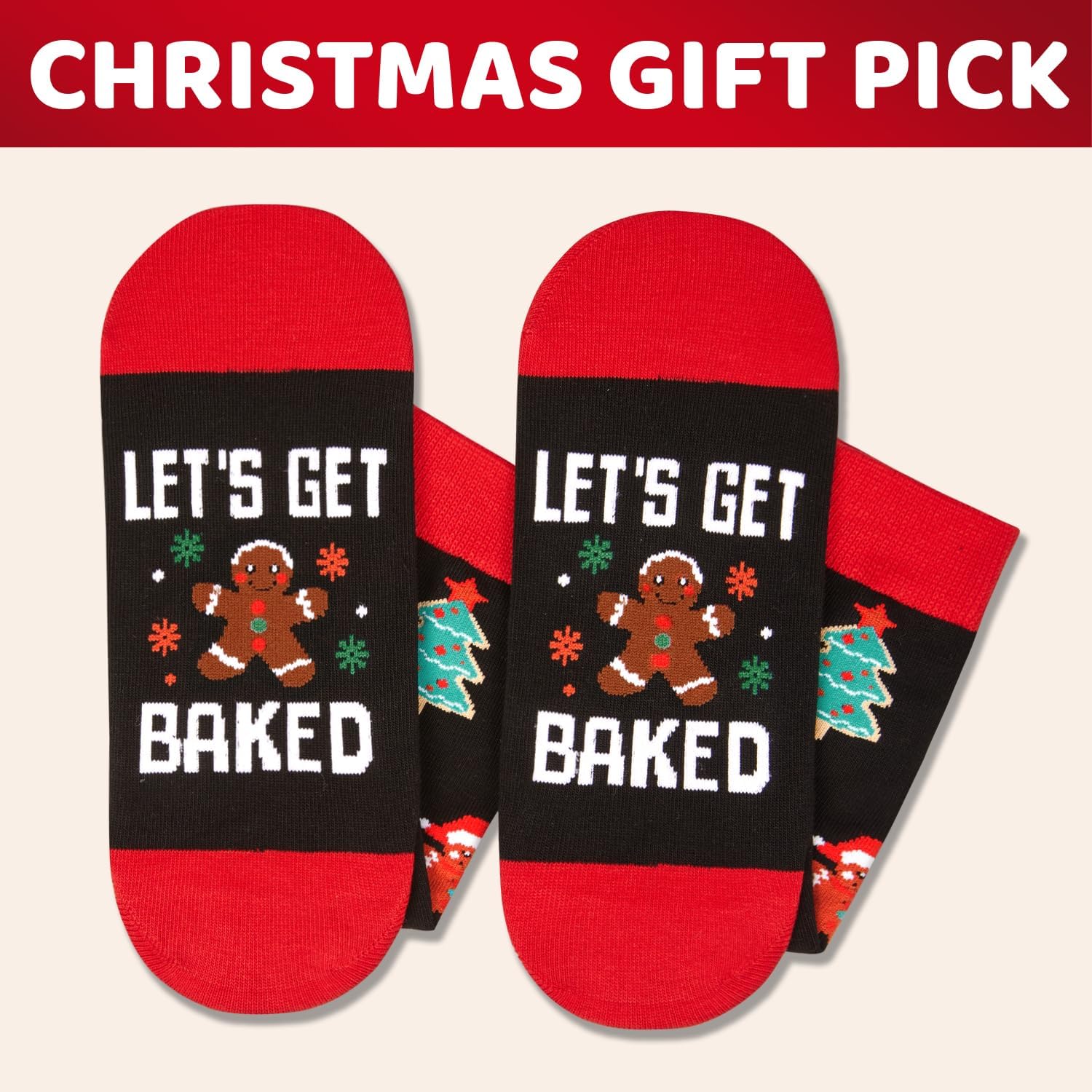 HAPPYPOP Novelty Christmas Socks - Best Xmas Gifts for Santa Lovers, Jesus Snowman Gifts - Image 5