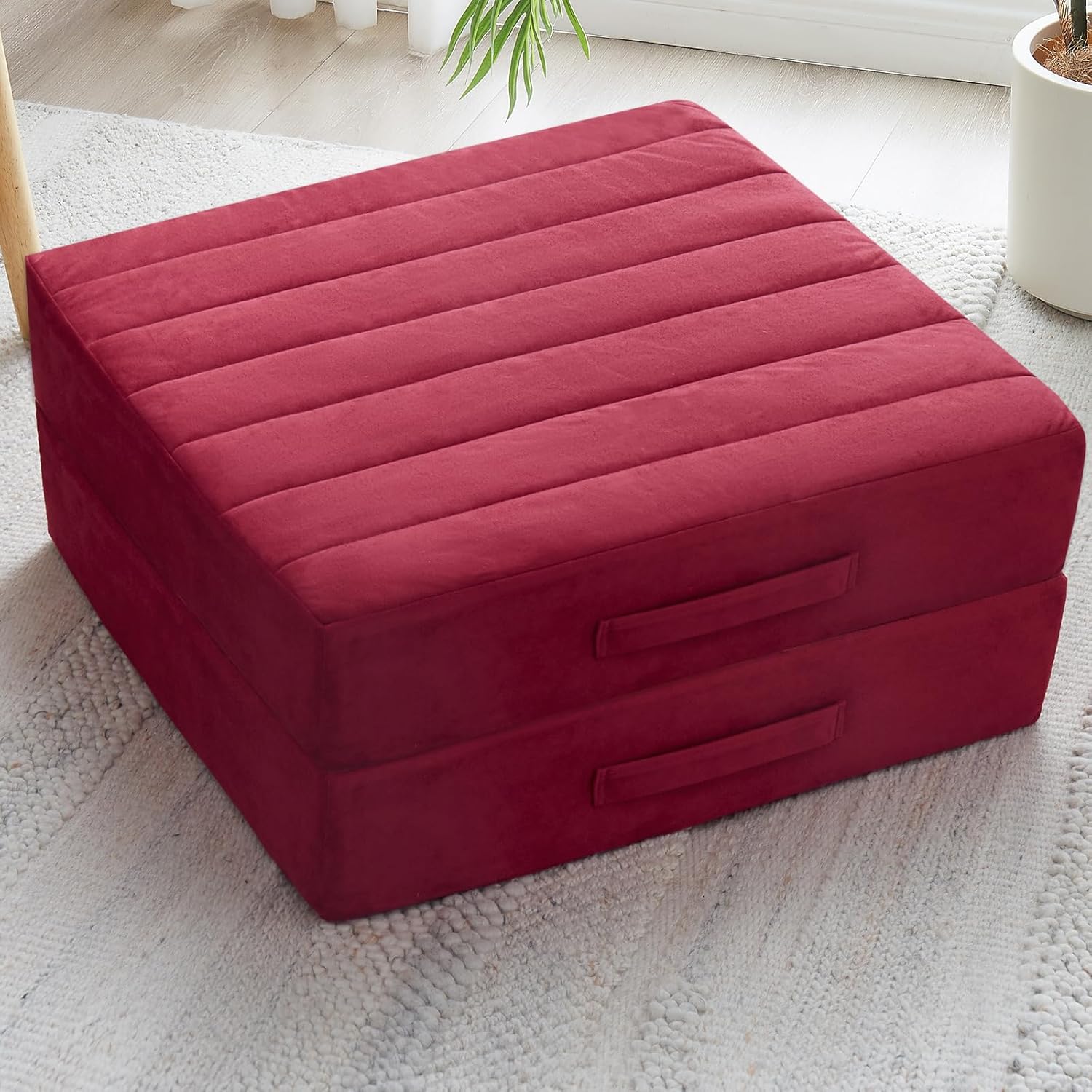 2 Pcs High Density Foam Floor Pillow –...