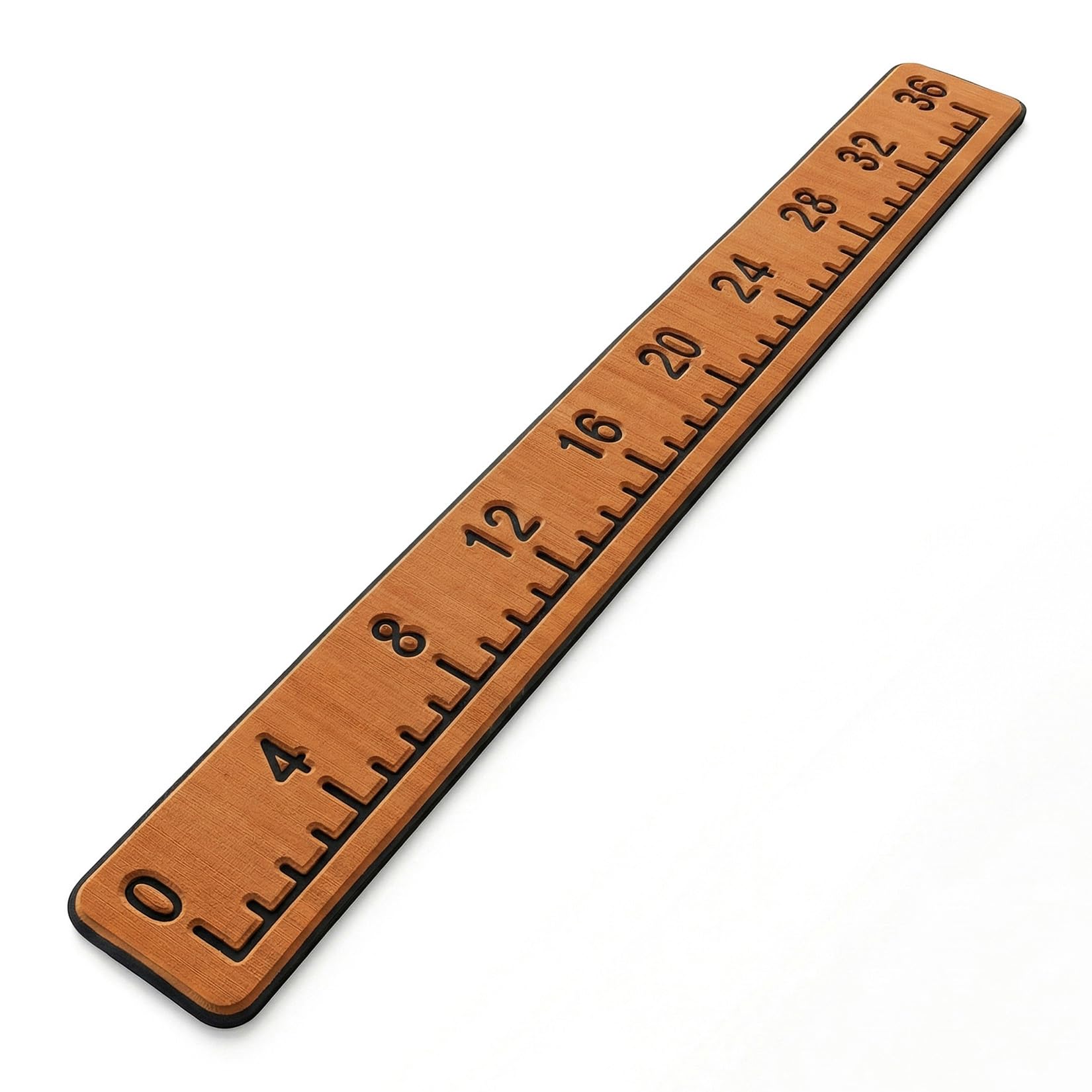 Photo 1 of ZUACS 36inch Fish Ruler for Boat, High Density EVA Foam Fishing Measuring Board with Strong Self-Adhesive Backing, Anti-Slip Waterproof Marine Fish Measurement Sticker for Kayak, Bass Boat, Dock