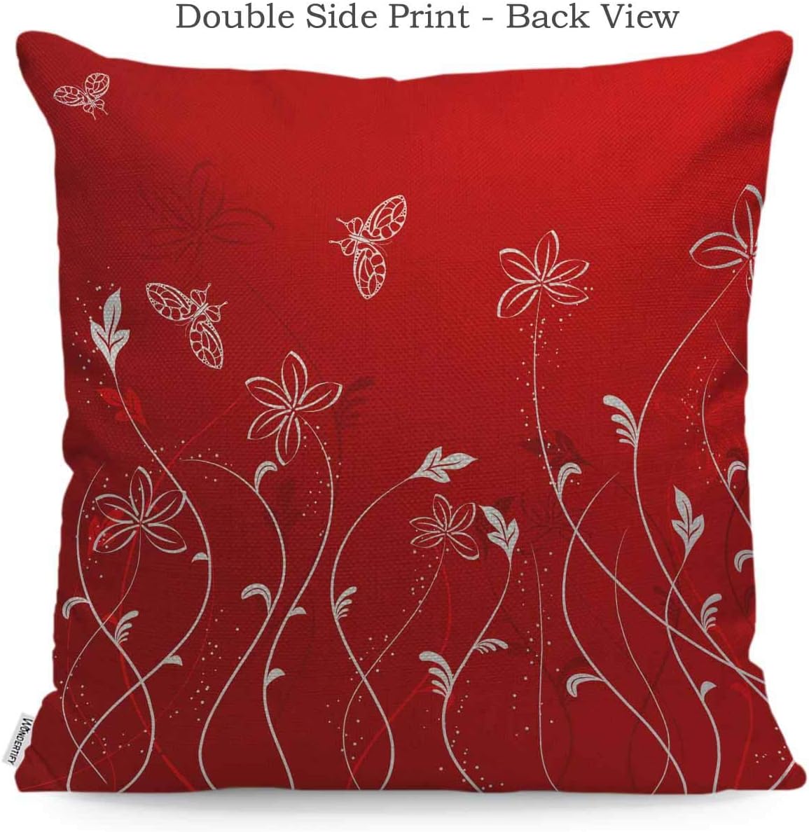 WONDERTIFY Pillow Cover I Love You in The Morning Afternoon Evening with Elephant Letter - Soft Linen Pillow Case for Decorative Bedroom/Livingroom/Sofa/Car - Cushion Covers 18x18 Inch : Everything Else
