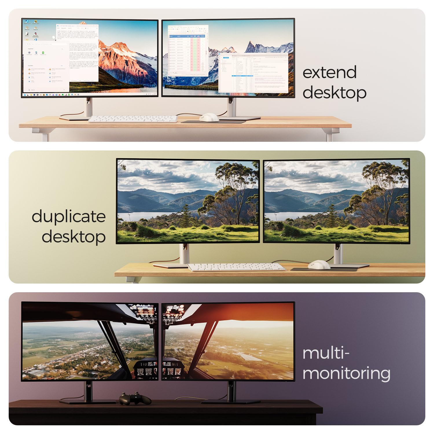 deleyCON 5m 4K Cavo DisplayPort a HDMI (per Monitor, TV, Proiettore) - 4K@60Hz - Unidirezionale DisplayPort a HDMI - Connettori Alluminio + Cavo Nylon - per Computer DP, PC, Scheda Grafica