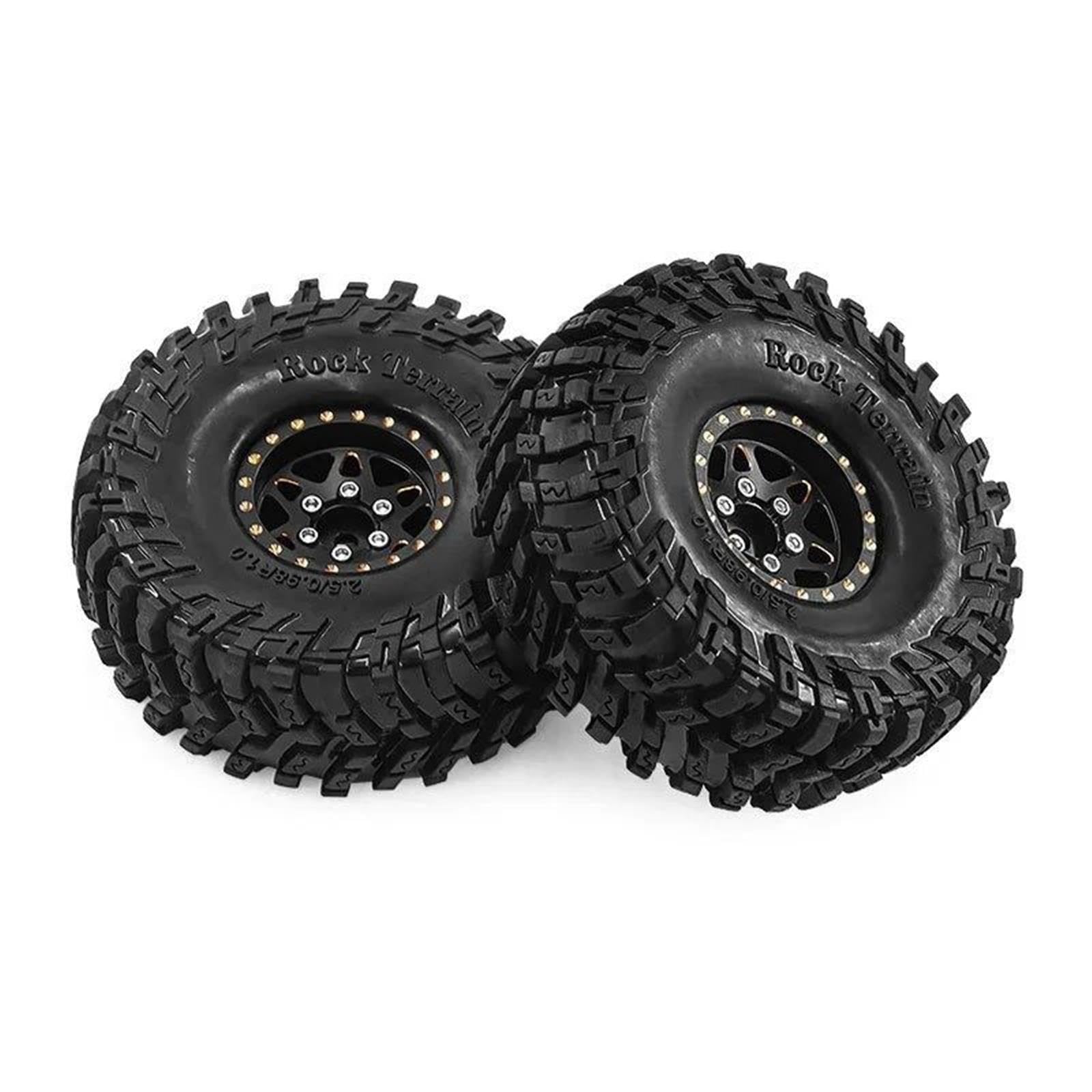 Metall Beadlock Felgennabe Reifen 64x24mm 7mm Für 1/18 1/16 RC Crawler