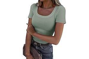 Women's Sage Green Short Sleeve Top: The Perfect Summer Essential