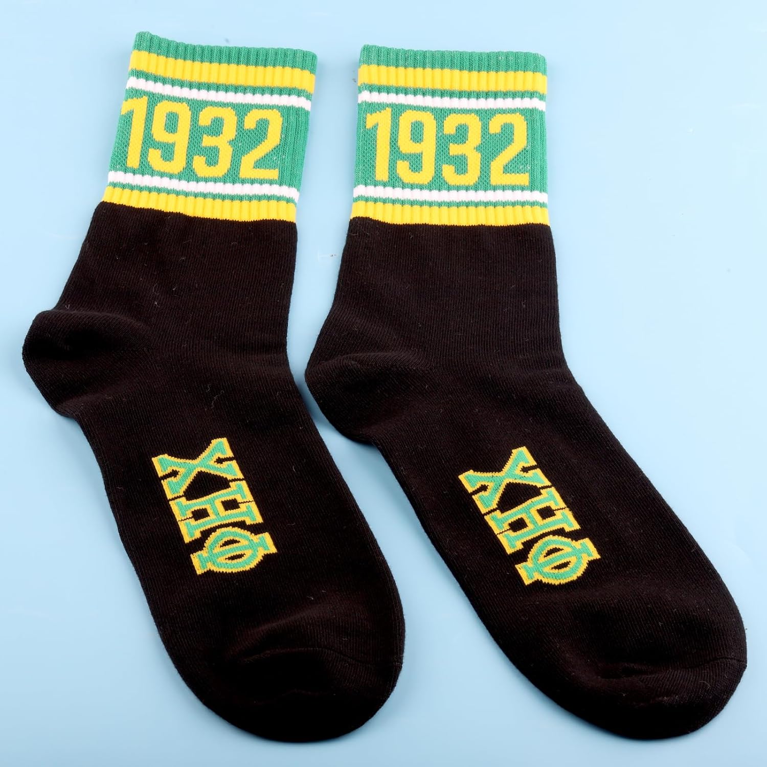 PWHAOO Yellow and Green Socks Sorority Graduation Gift Nursing Socks Sorority Gift - Image 3