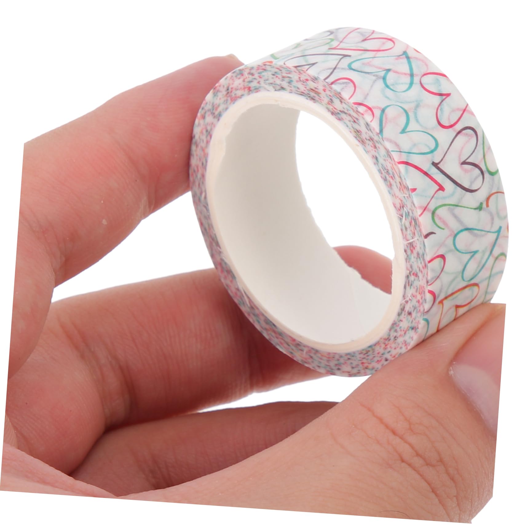 VILLCASE 30rotoli Nastro Adesivo Decorativo Cuori Di Washi Tape Per Scrapbooking e Fai Te Facile Da Strappare Senza Residui Per Progetti Creativi e Decorazioni Di Diari