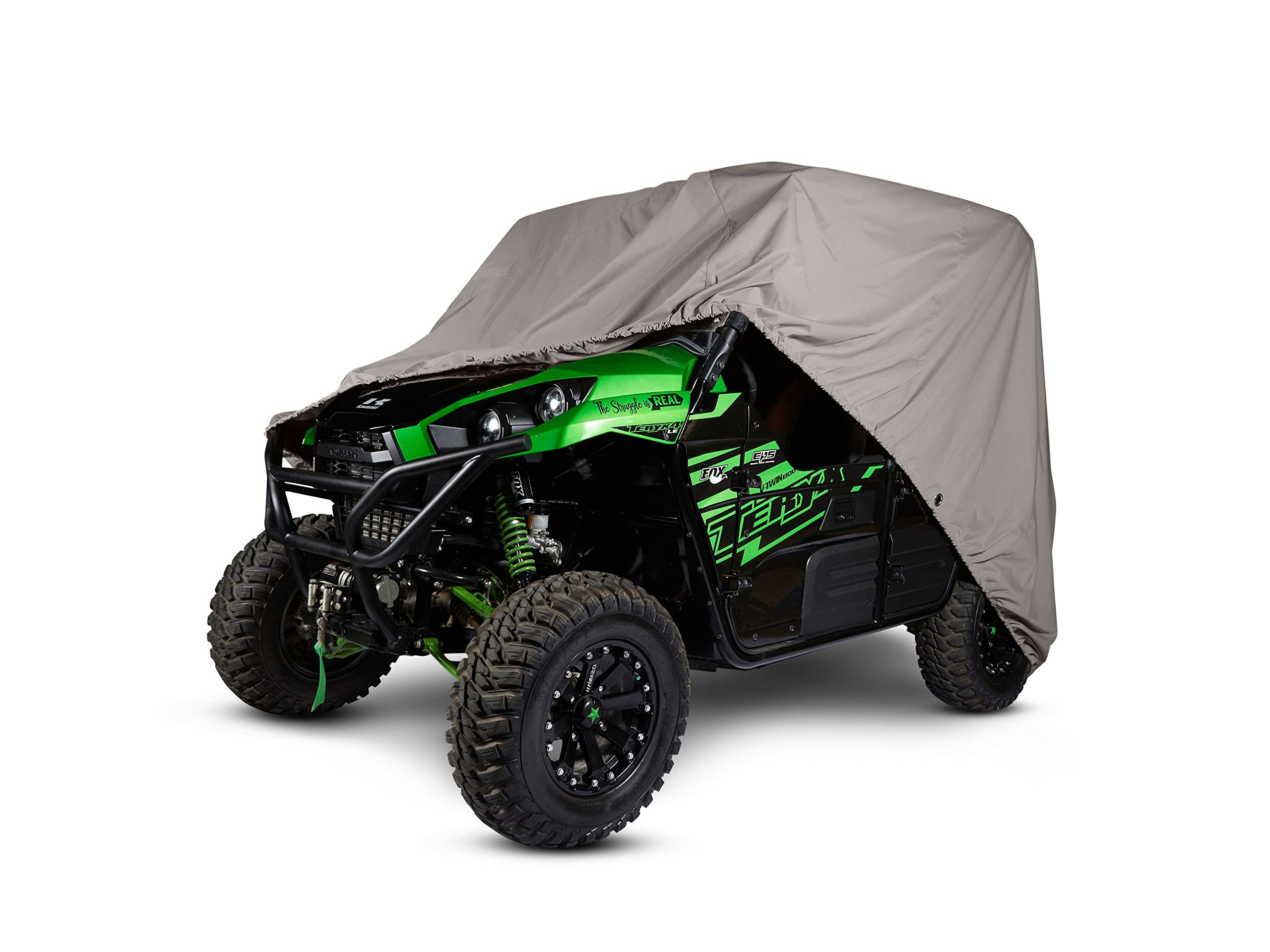 Covermates UTV Cover - Heavy-Duty Polyester, Mesh Vent, Reinforced Tie Downs, Power Sports Covers, Grey