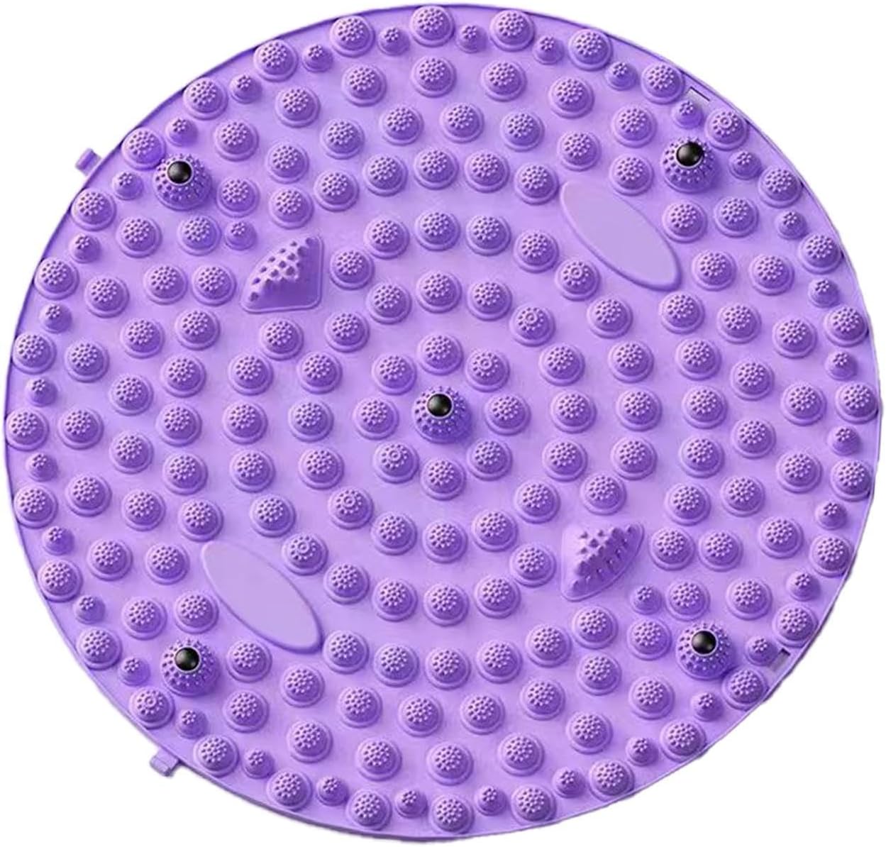 Foot Massage Pad Stand 55 Cm Non Slip Office Standing Desk Mat Massage Pad for Game Office Worker Long Sitting People, Violet