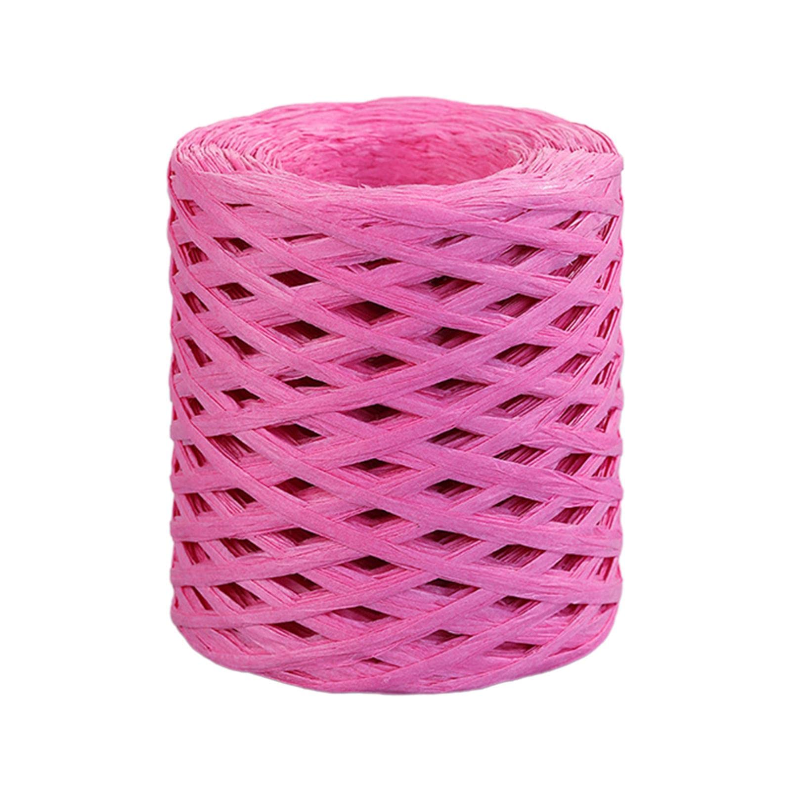 218.72yd Raffia Paper Ribbon Decor for Weaving Gift Wrapping DIY Craft Rose Red | Ribbon | Crafting Pieces | Multi-Purpose Craft Supplies-image-21
