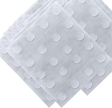 400PCS Clear Dots Glue Removable Double Sided Adhesive Dots for Balloons Sticking Hanging Posters Photos Paper Scrapbooking Walls Candles Making Birthday Wedding Party Decorations Craft Projects
