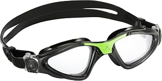 Óculos De Natação Aqua Sphere Kayenne Preto/Verde - Lente Transparente