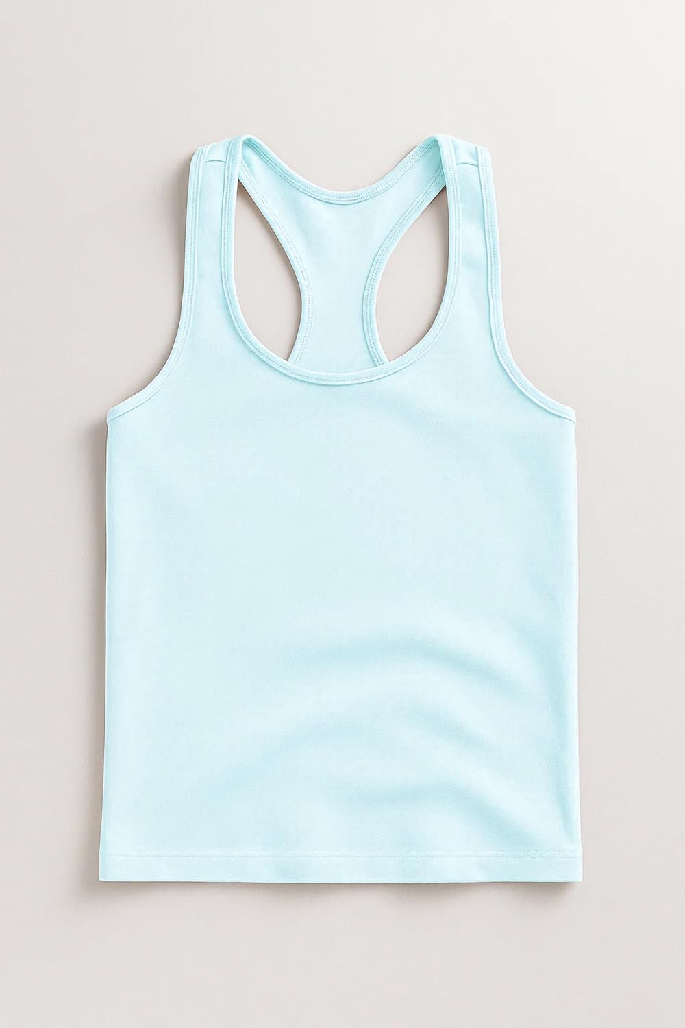 Kurve Premium Girls Seamless Supersoft Wide Strap Comfortable Racerback Tank (Made with Love in The USA) - Image 3