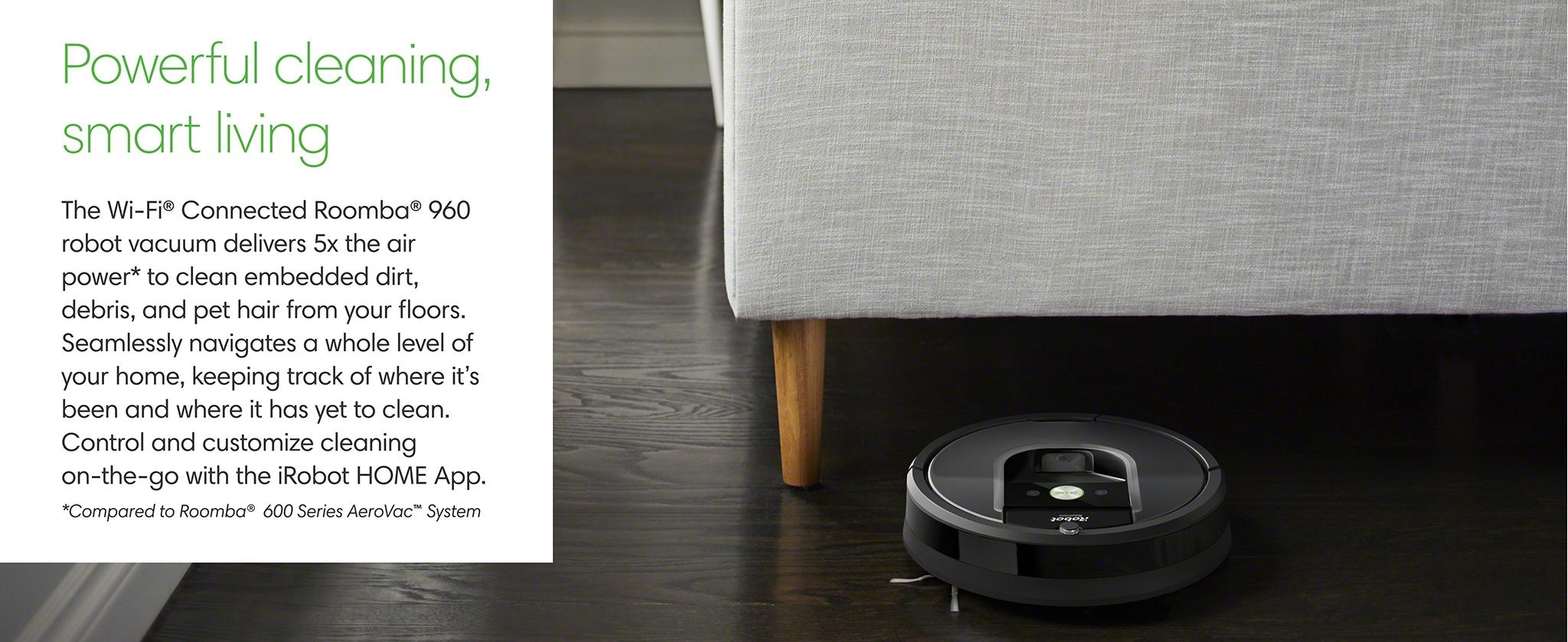 Amazon.com: iRobot Roomba 960 Robot Vacuum- Wi-Fi Connected