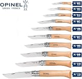 OPINEL Couteau N°12 Lame Inox Manche Hêtre., Mixte Adulte, Brun, 12 cm - 2