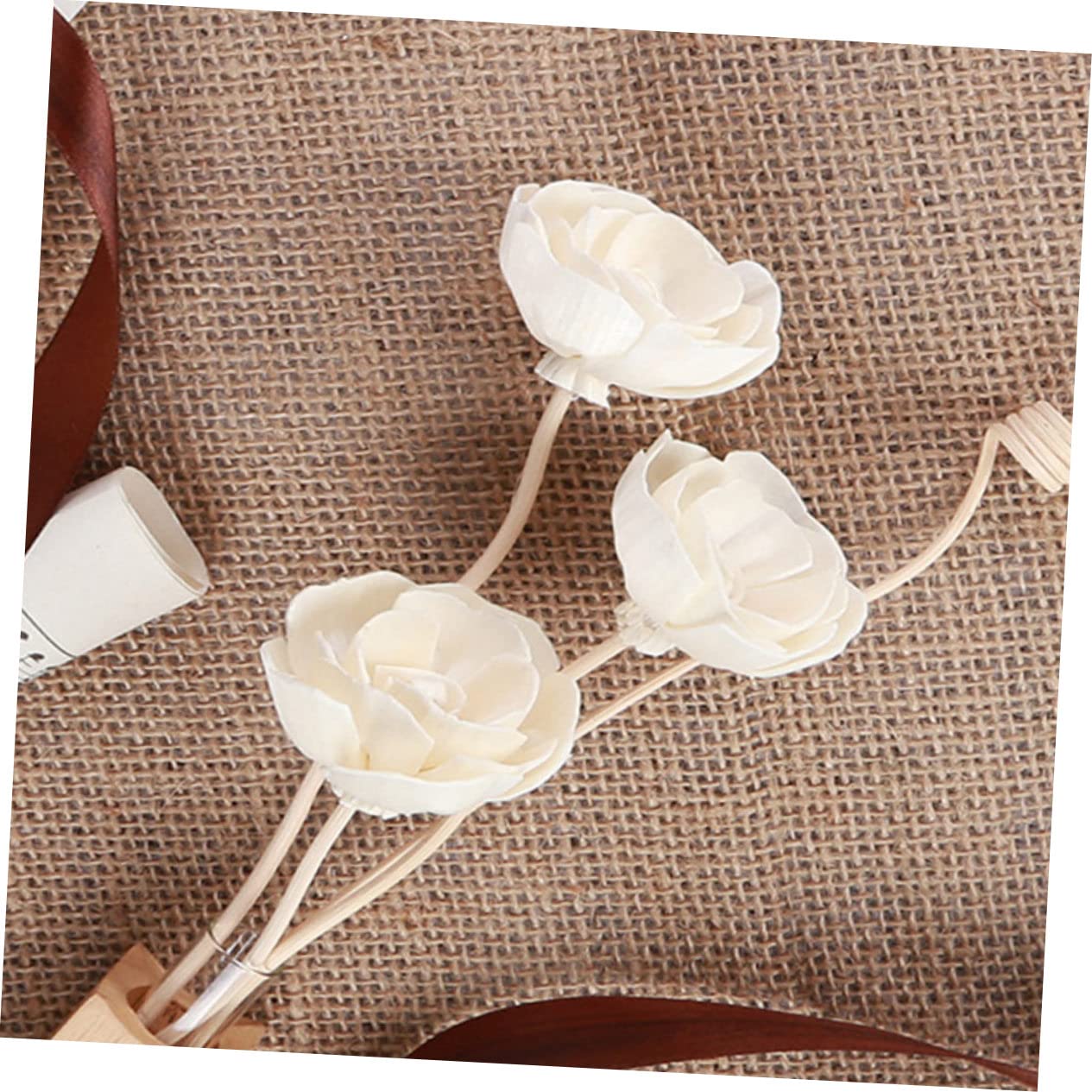 Bâtonnets Parfumés Fleur 6 Pièces en Rotin pour Diffuseur