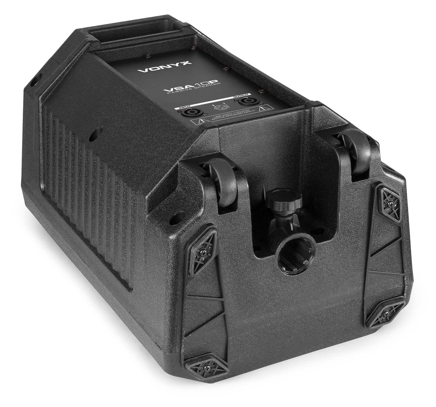 VONYX VSA10P Pack Sono - Ensemble d'Enceintes Passives 10", 1000W avec Supports Trépieds Réglables et Housses de Transport, Idéal pour DJ, Musiciens ou animateurs