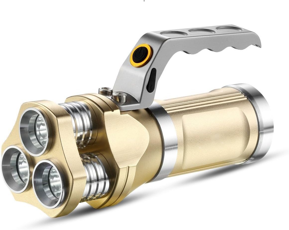 Zmsdt Outdoor Charging Light Flashlight 3 T6 Bulb 3 Section 18650 Power Supply Portable Lamp Direct Charge Flashlight