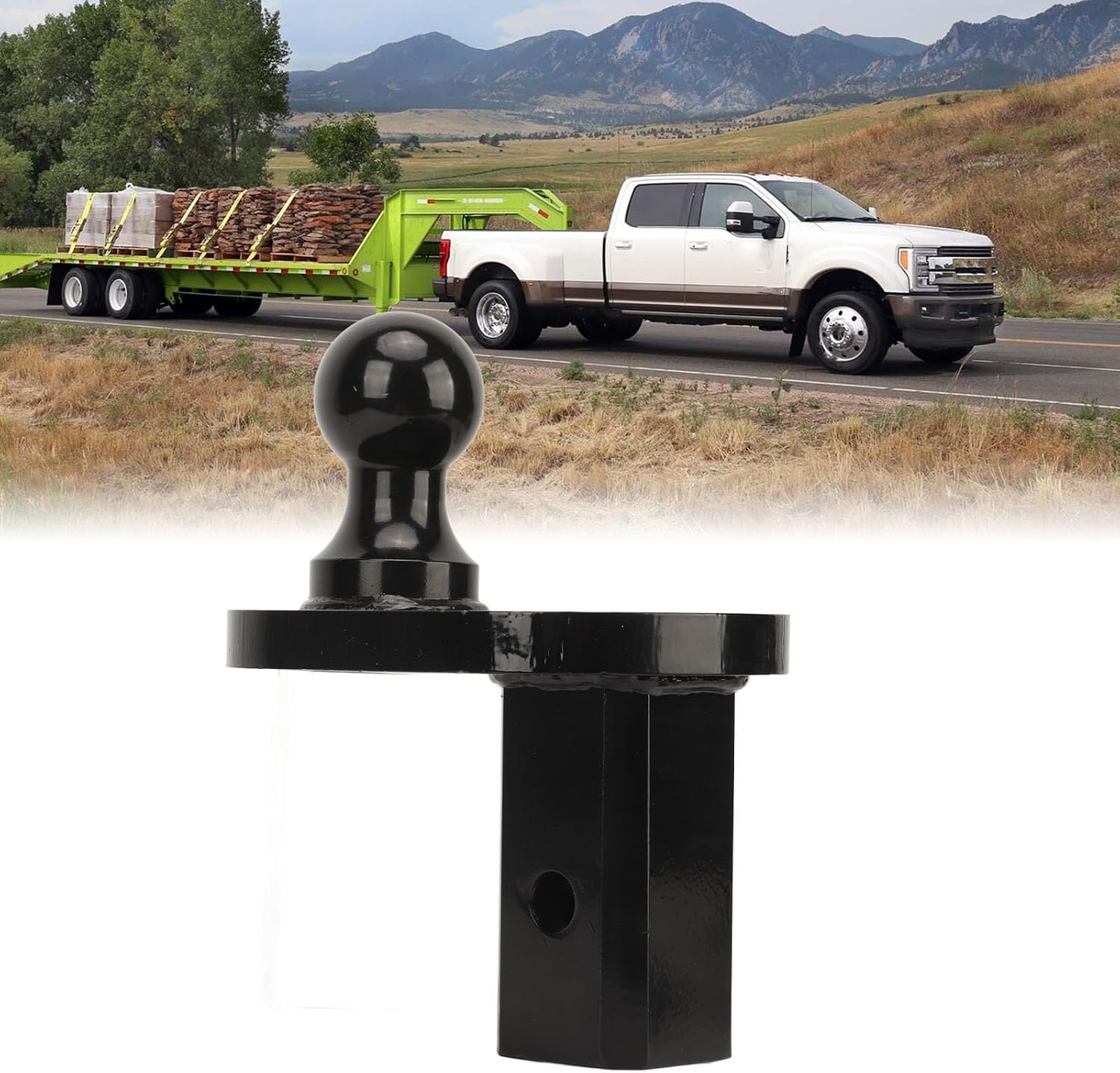 Gooseneck Hitch Extender High Strength Protection 2 5/16in Ball GNXA4085 BW Gooseneck Trailer Compatible Heavy Duty Towing