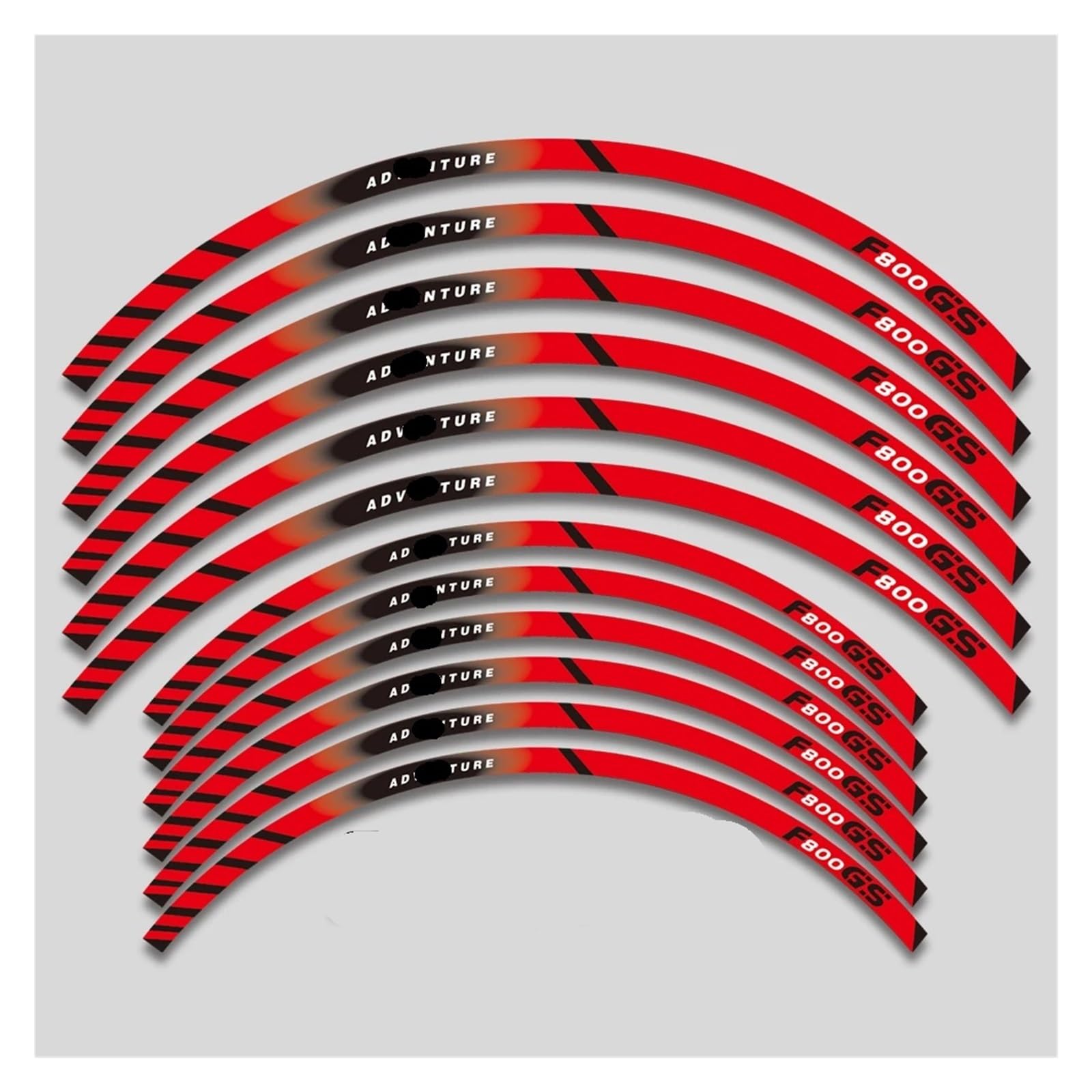 Reflective Sticker for B&MW F800GS F 800 for GS 21″17″ Motorcycle Wheels Sticker Rim Reflective Stripe Accessories Decals