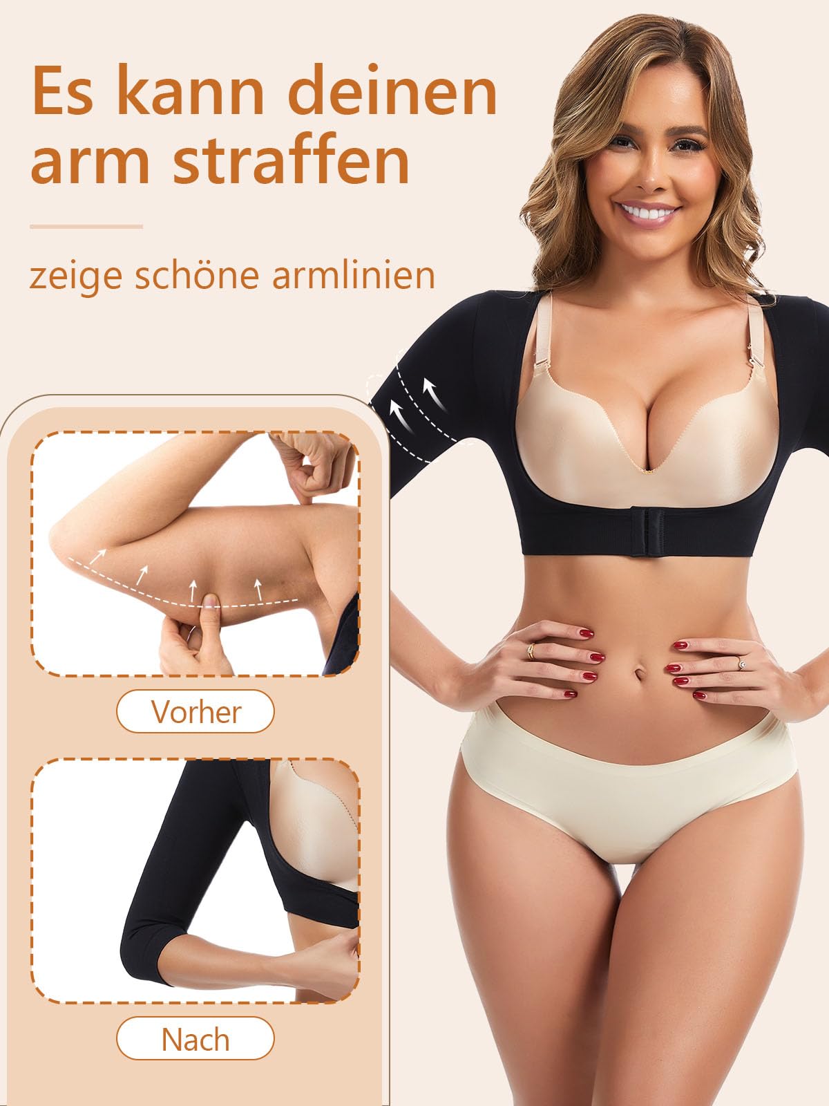 Joyshaper Hauts Sculptants Femme Bras Minceur Manches Haut Soutien Compression Correcteur de Posture Support
