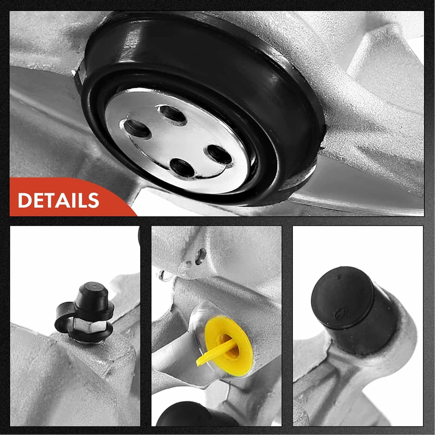 A-Premium Disc Brake Caliper Assembly without Bracket Compatible with Select Mini Models - Cooper 2003(From 04/2003), Cooper 2004-2006, Cooper (Convertible) 2008 - Rear Left Driver Side