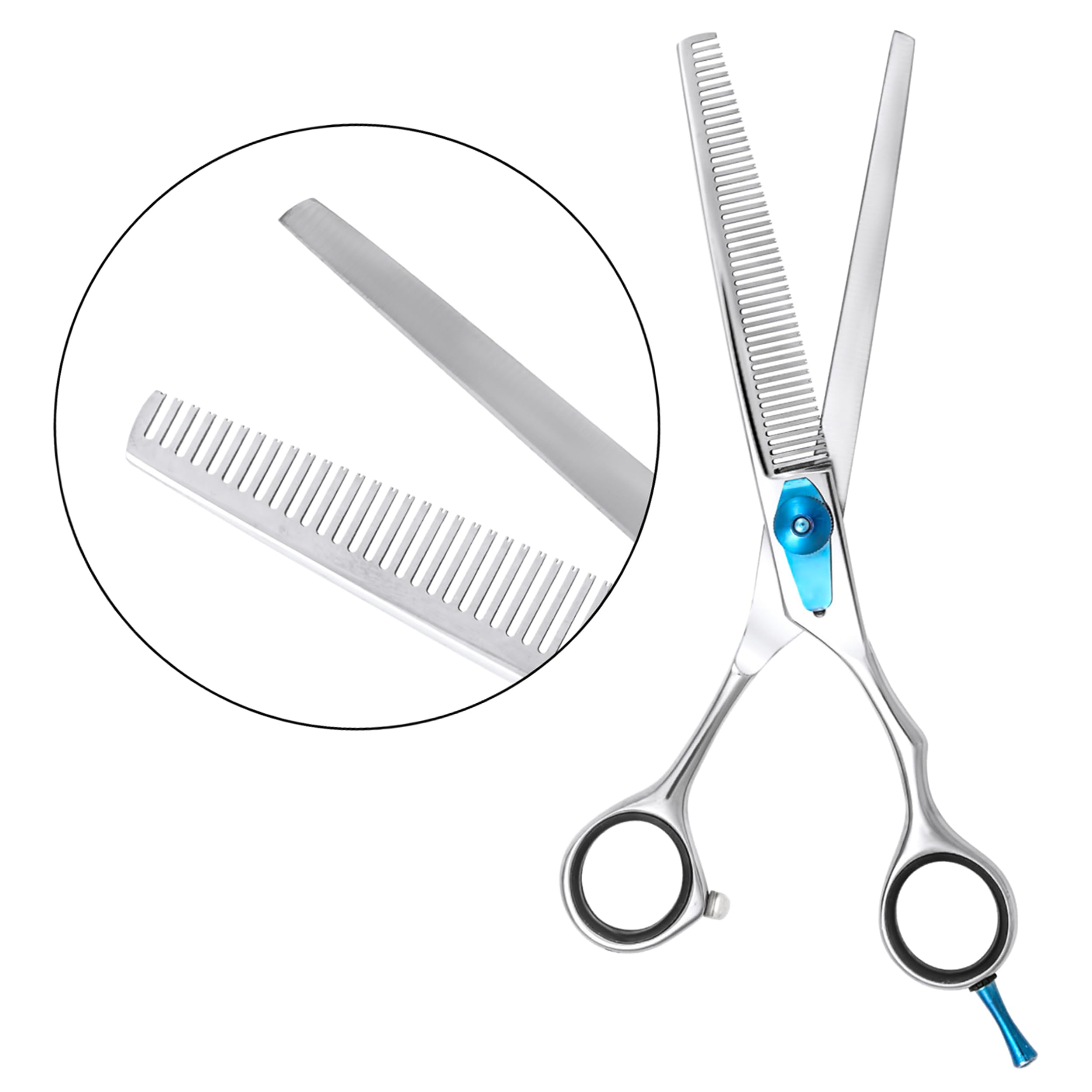 Masterclip Essentials Lot de 2 ciseaux de toilettage professionnels en acier inoxydable de qualité supérieure pour droitier 19,1 cm et 16,5 cm