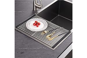 EMBATHER Roll Up Dish Drying Rack Over The Sink