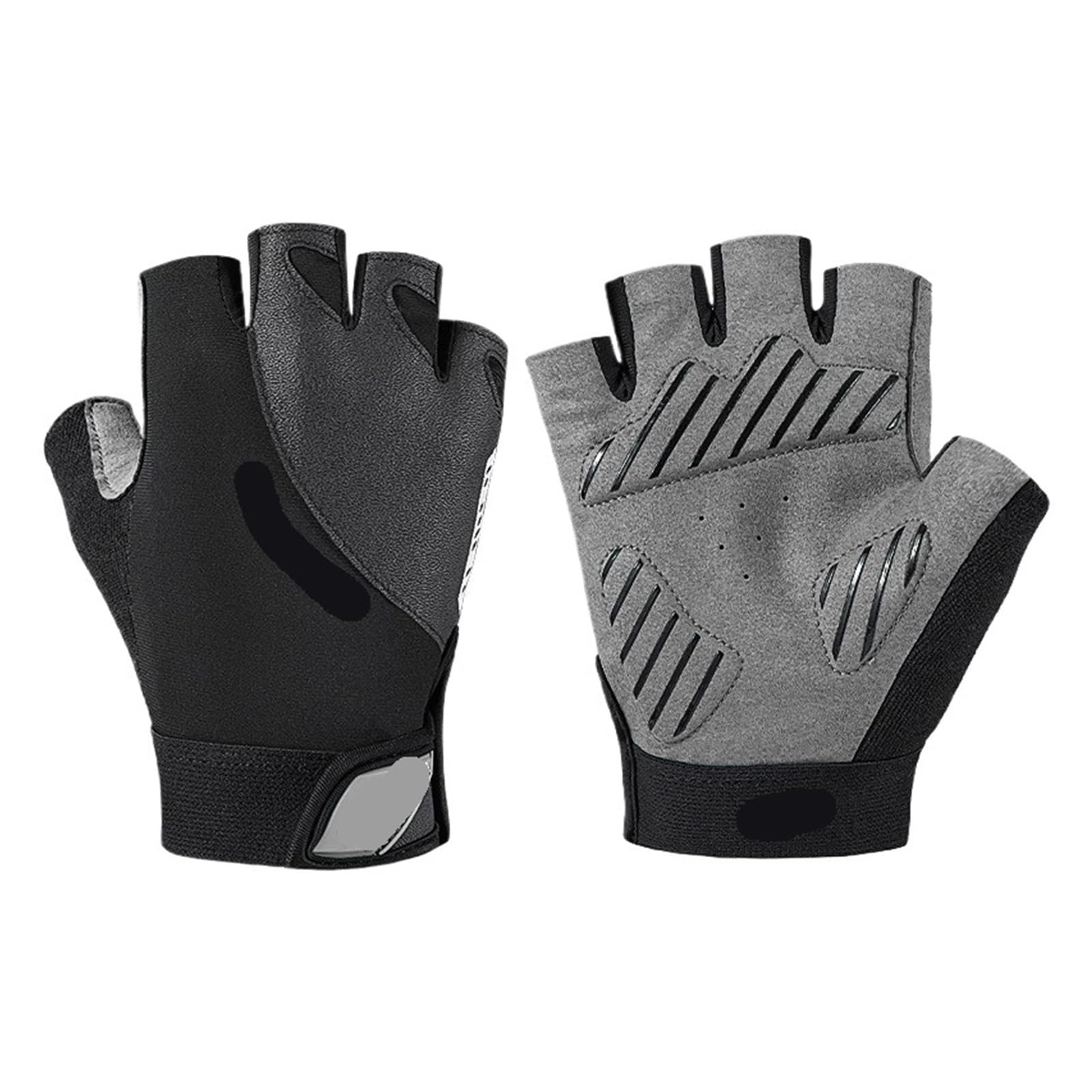 Guanti Palestra Guanti da ciclismo traspiranti con mezze dita bici donna for uomo bicicletta for moto sportivi palestra for corsa fitness Per lo sport