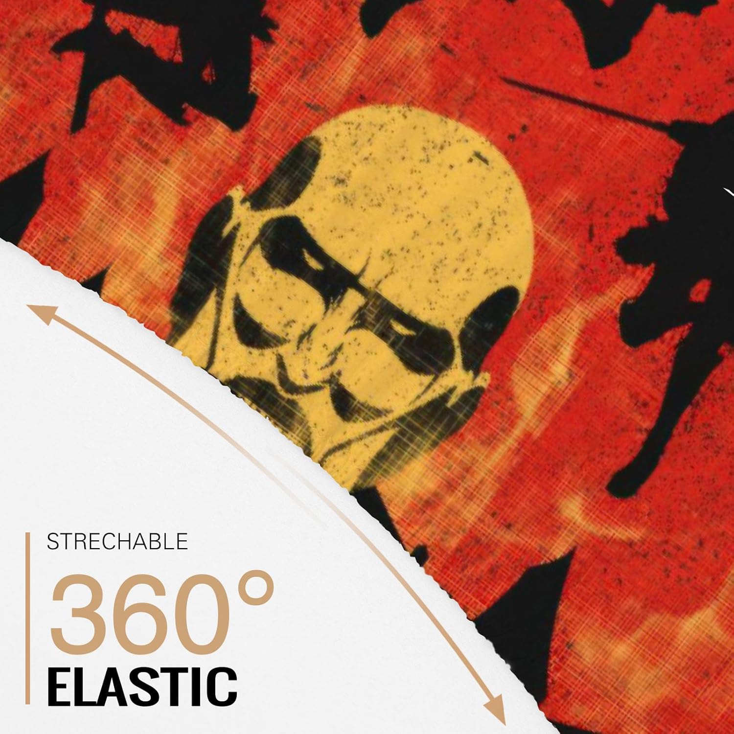 Allenjoy Twin Size Titan Chronicles Fitted Sheet Japanese Anime Bed Flat Sheets Bedding Set Deep Pockets Up to 16" Bedroom Decor with 1 Pillowcase SC00051-009