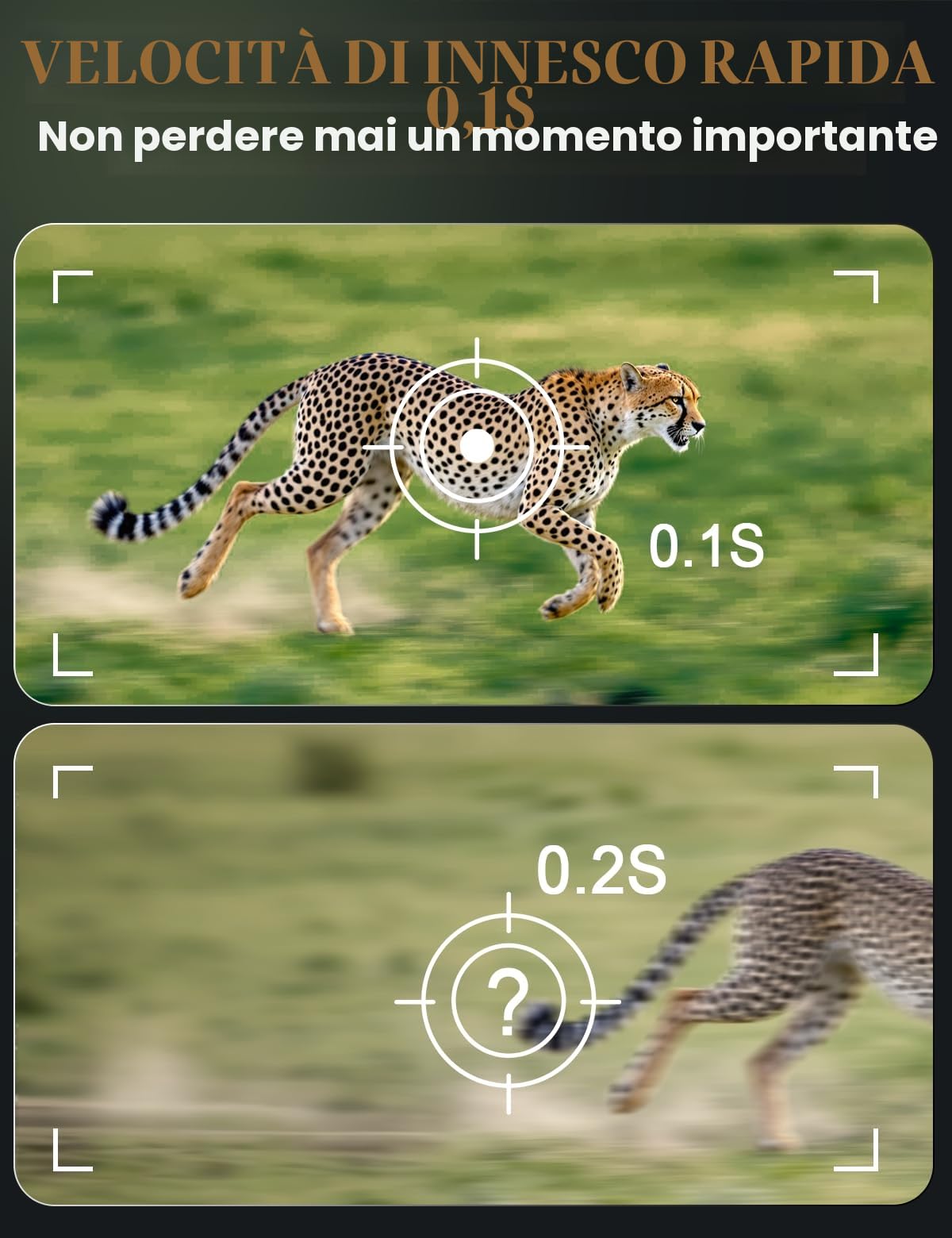 Fototrappola con Pannello Solare 60MP 4K 30fps, WIFI Bluetooth e App Fototrappola con Batteria Ricaricabile da 5200mAh Angolo di Rilevamento 100°HD Visione Notturna Impermeabile IP66