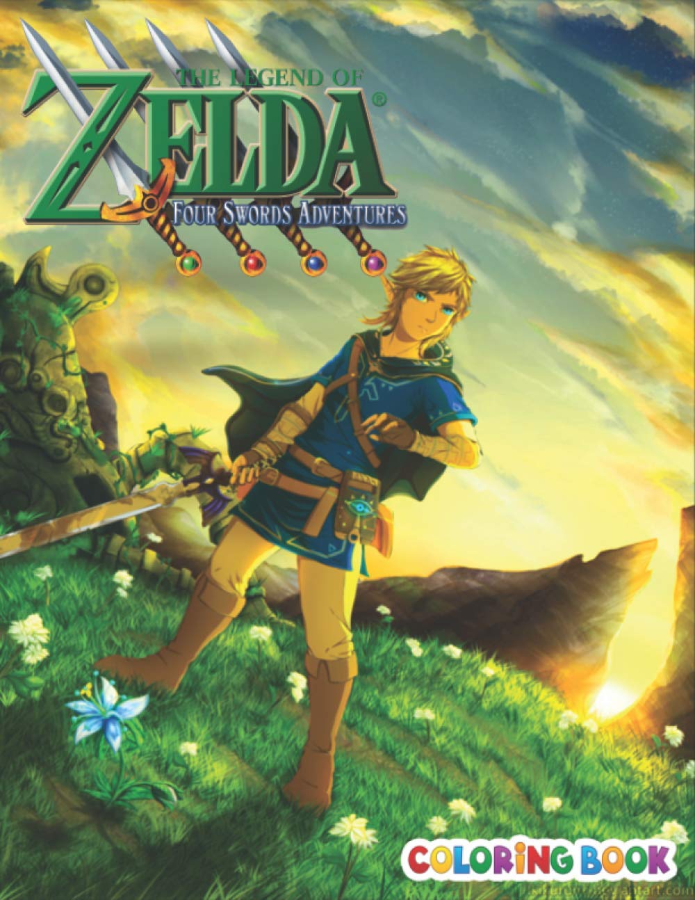 Buy The Legend Of Zelda Coloring Book: Impressive The Legend Of Zelda ...