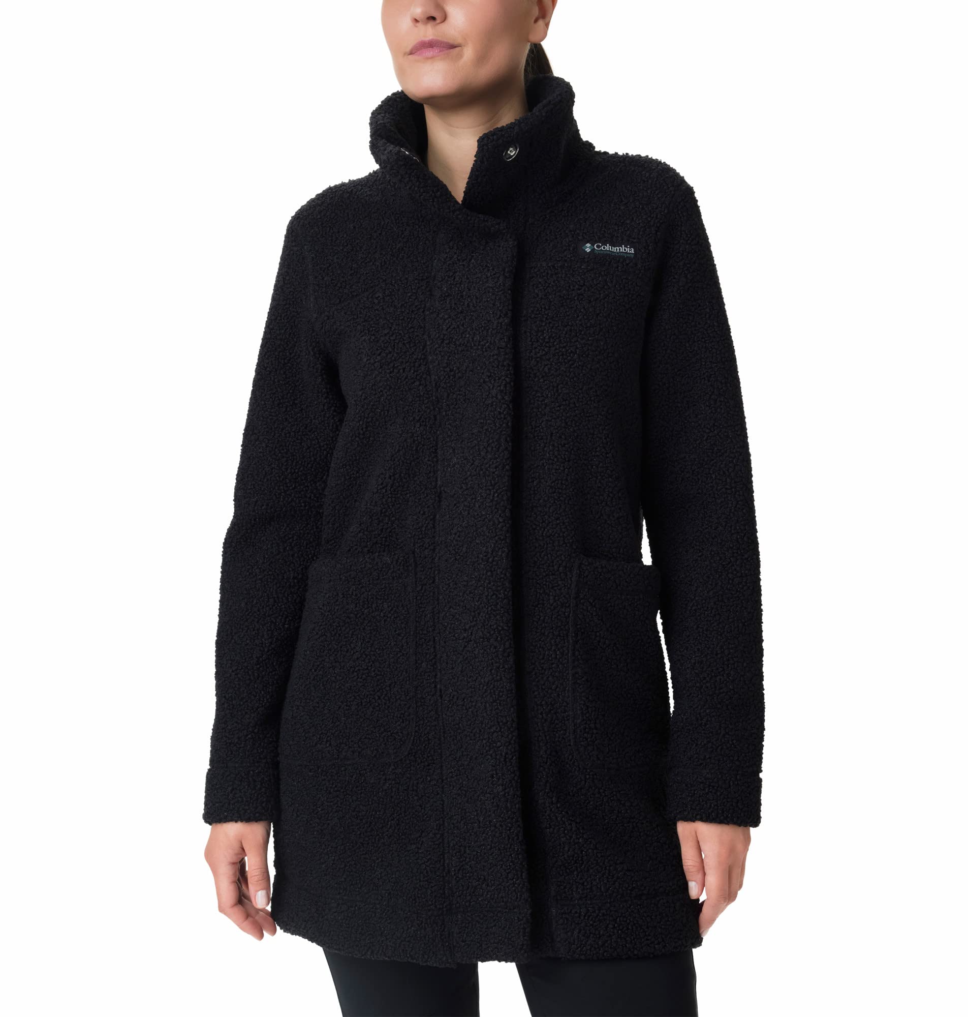 Columbia Sportswear Women's Black Columbia - Panorama™ Long Sherpa Fleece Jacket - Extra Small