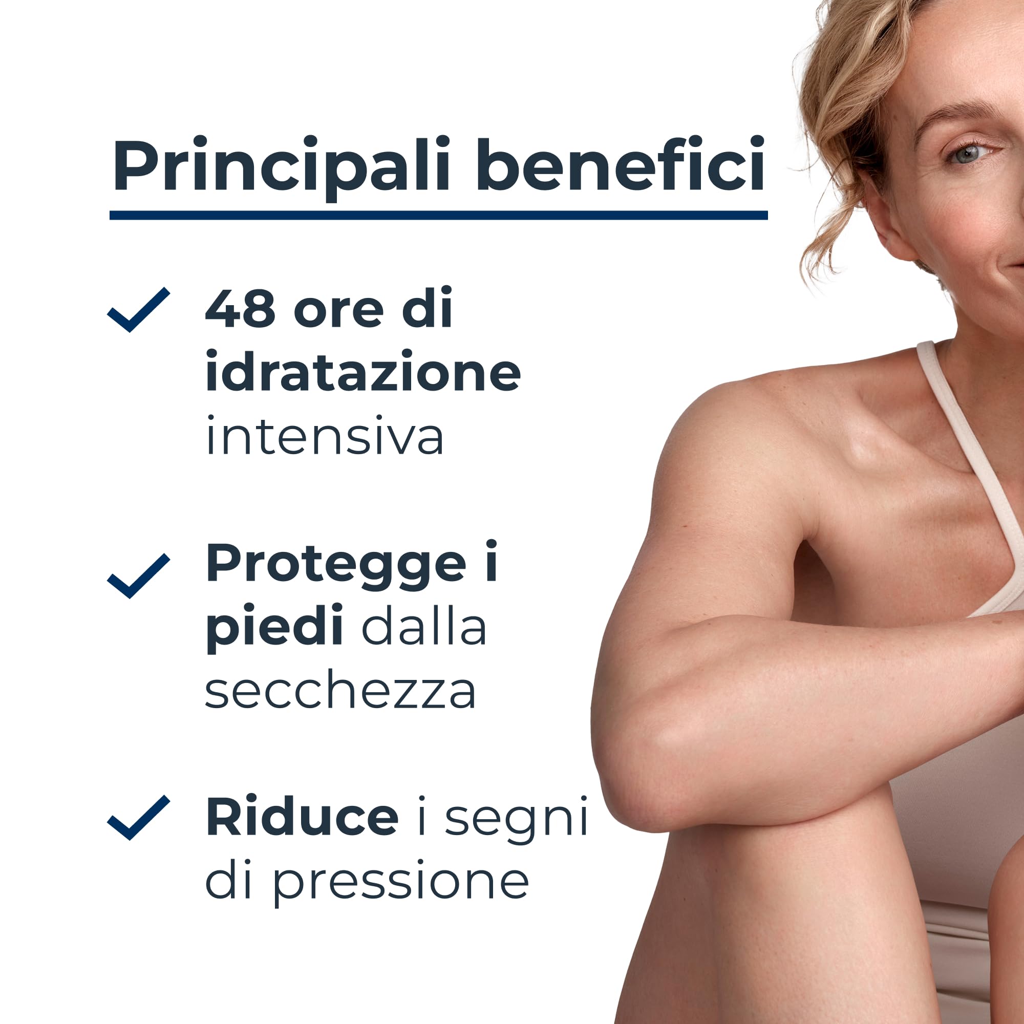 Eucerin Urea Repair Crema Piedi 10% 100 ml, Crema talloni e piedi idratante 48h, Formula con 10% Urea e Ceramidi per un sollievo immediato dalla pressione dei calli pelle secca e screpolata