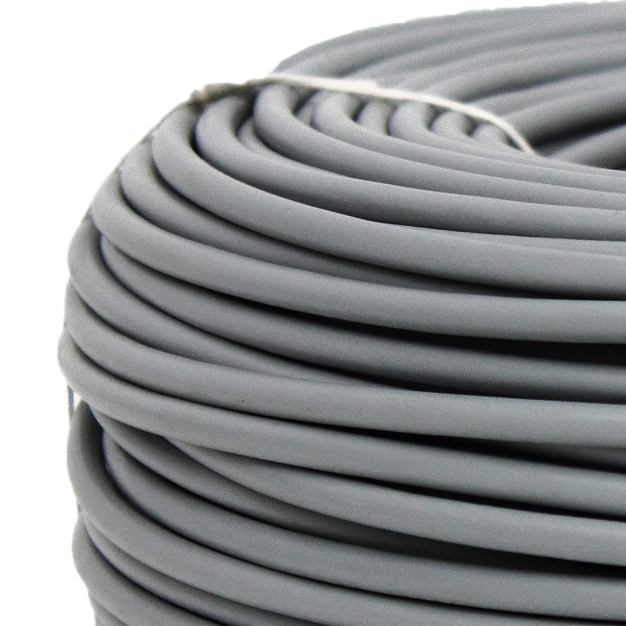 Rollo Cable Eléctrico de 100 m | H07V-K | Sección 1 x 2,5 mm2 | Color gris