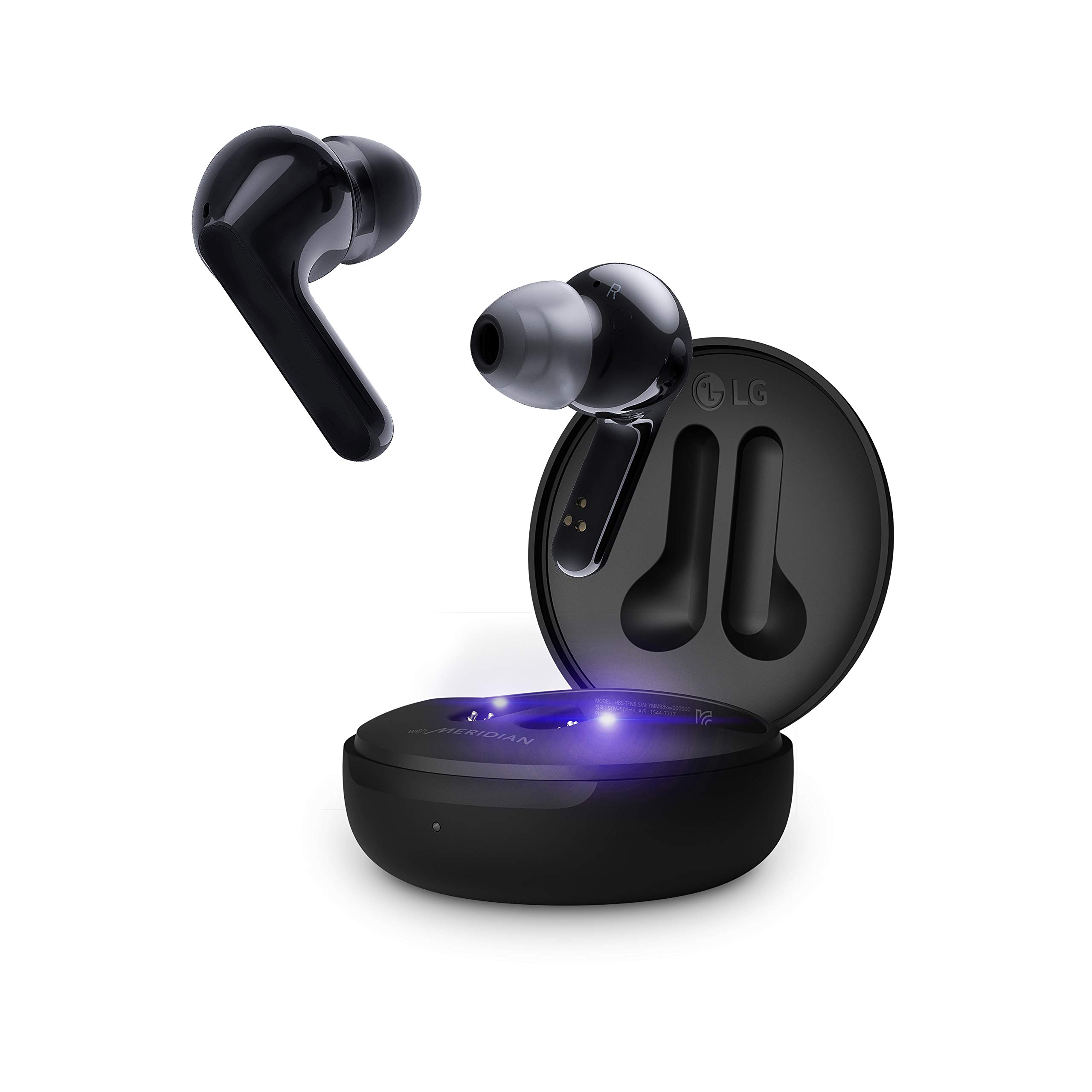 LG Tone Free HBS-FN6 - True Wireless Bluetooth Earbuds with Hi-Fi Sound  Solution by Meridian Audio, UV Nano Self Cleaning Tech, IPX4 Water  Resistance \u0026 12 Months Warranty (Aust Stock) - Black (
