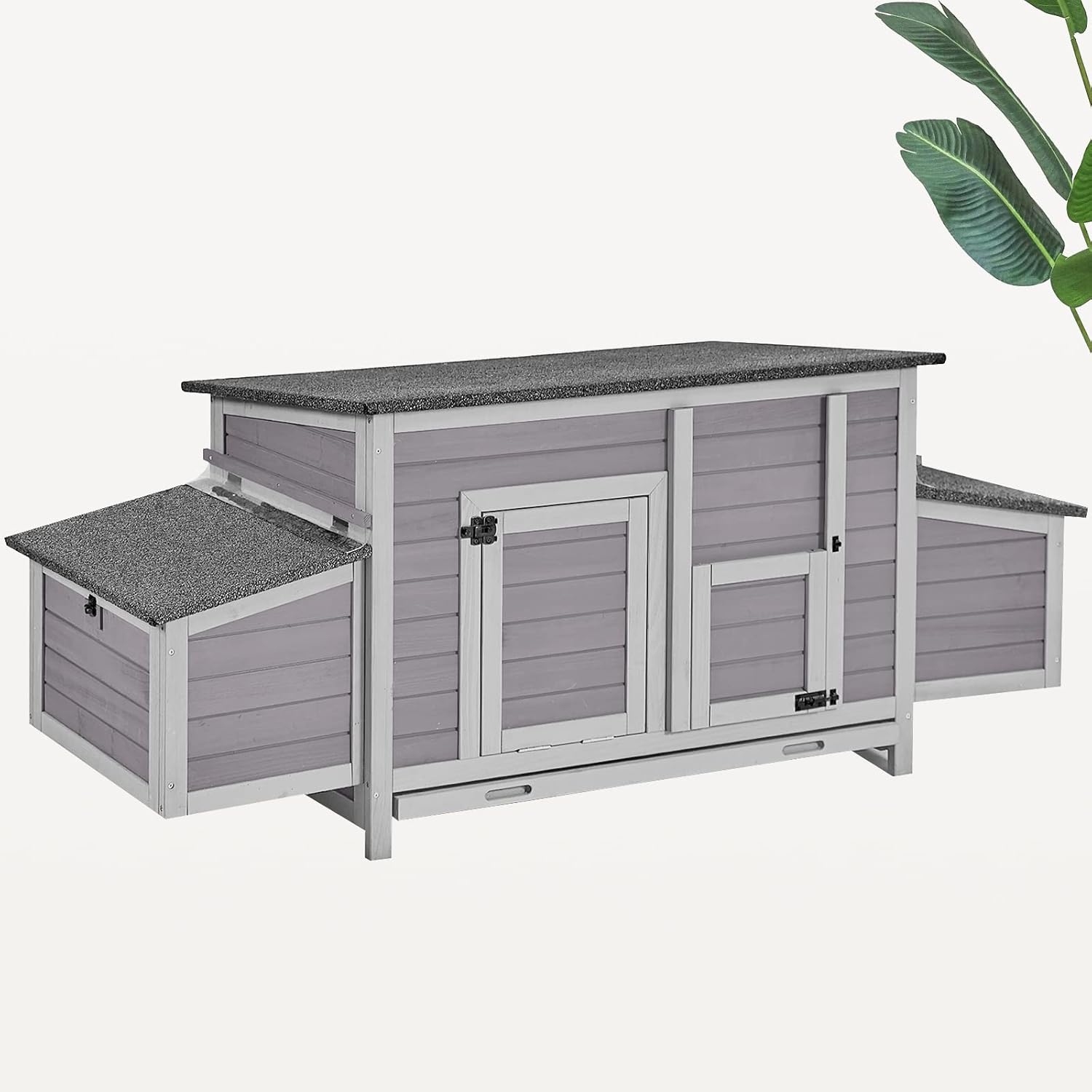 MEDEHOO Chicken Coop Large Expandable Chicken House for