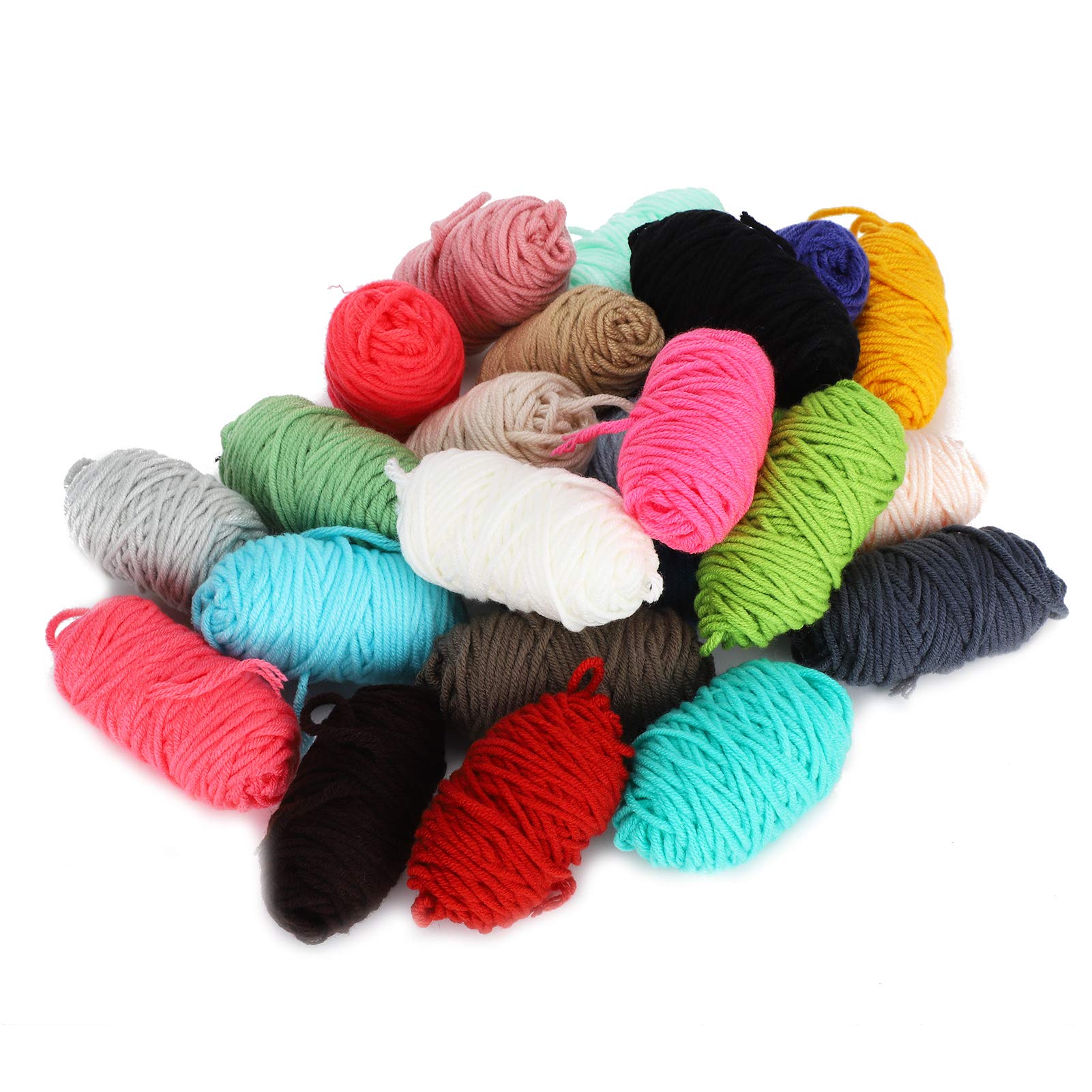 Pompom Maker Kits Fluff Ball Weaver DIY 24 Farben Wollgarn Stricken Handwerk Geschenke