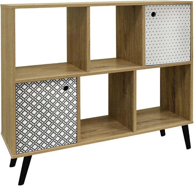 WATSONS RETRO - Open Sideboard Cube Shelving/LP Vinyl Storage - 2 Doors