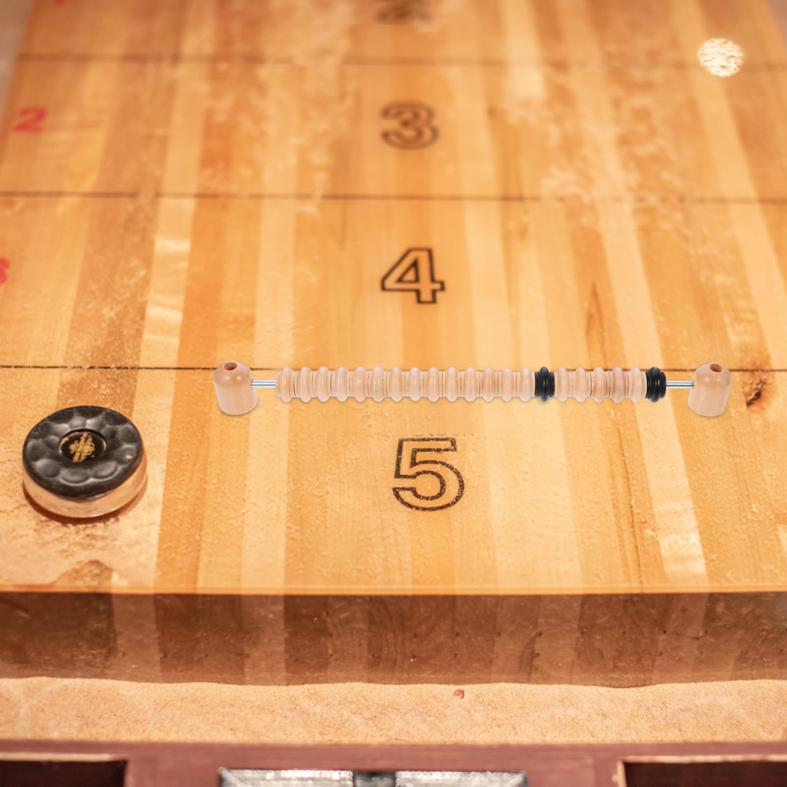 HEMOTON 1 Set Segnapunti Legno per Shuffleboard e Biliardino Accessori per Giochi da Tavolo Facile Installazione e Materiali Resistenti per Utilizzo Duraturo