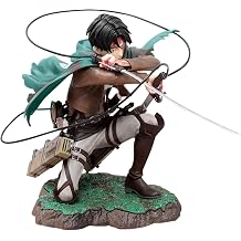 Levi Statue Ackerman Ornaments Levi Ackerman Statue Desk Decoration Anime Character Scout Model PVC Desk Decoration for Fans