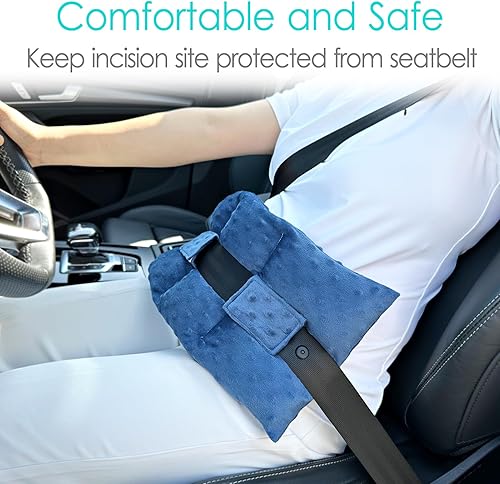 Miniatura 10 de Funda para cinturón de seguridad de ostomía, almohadilla para cinturón de seguridad, funda para bolsa de ostomía, suministros de ostomía, almohada